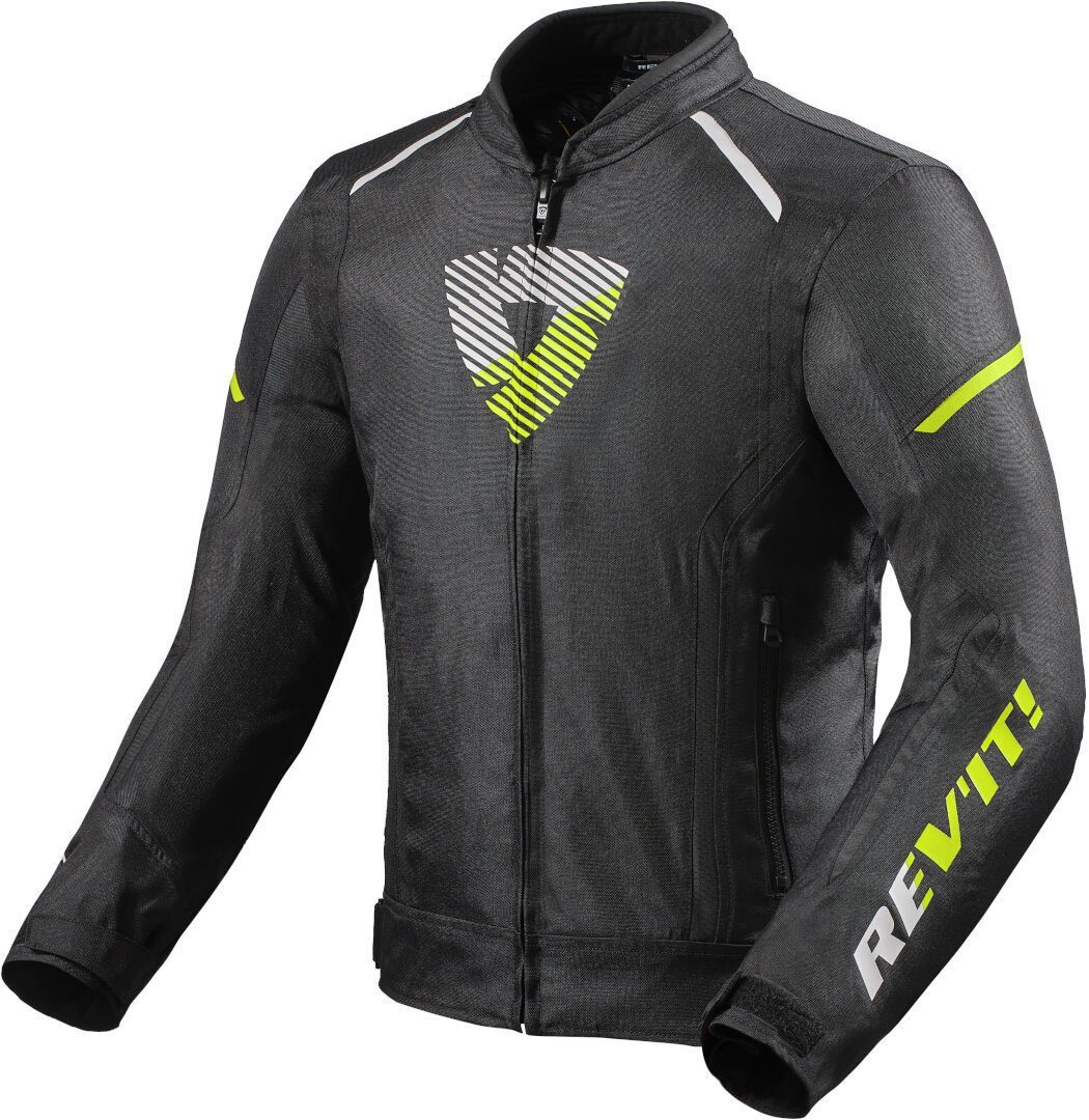 Revit Motorradjacke H20 Textiljacke Black/Neon/Yellow Motorrad Sprint