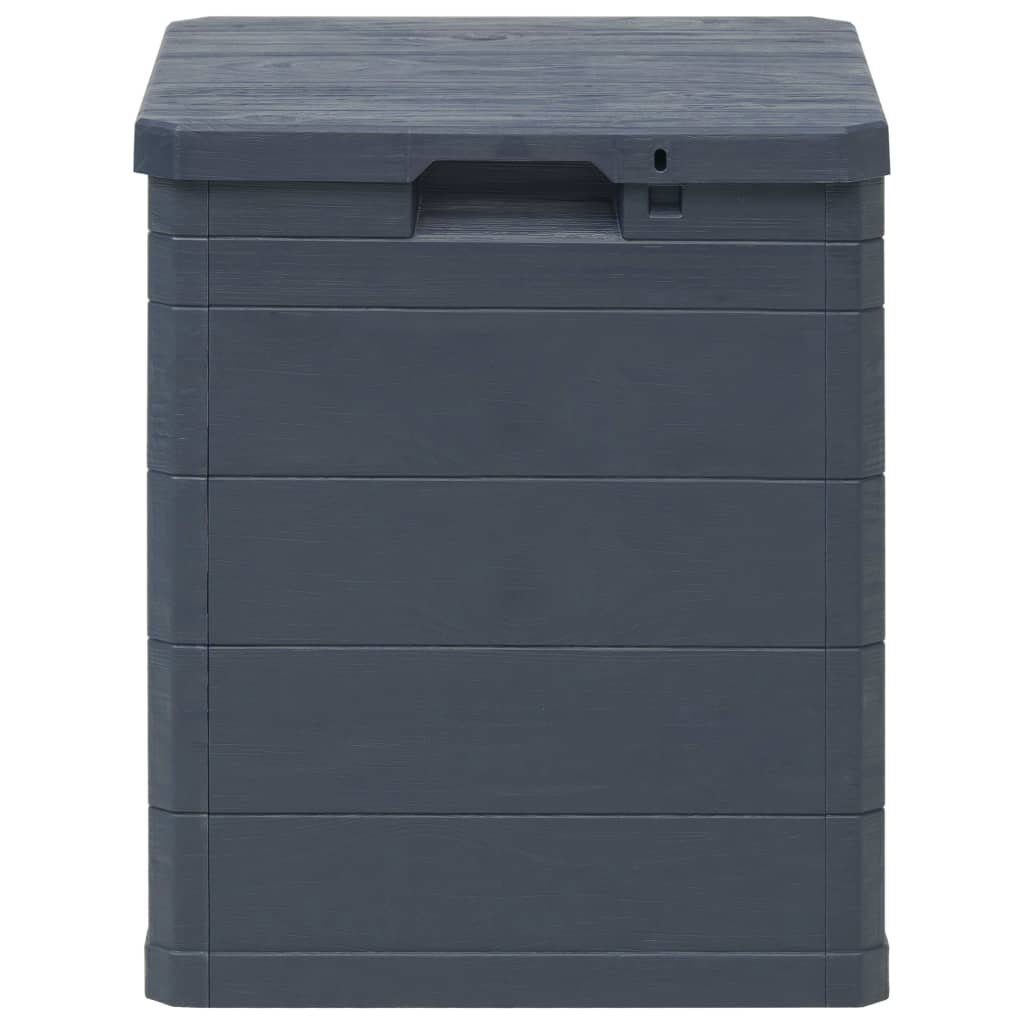 vidaXL Gartenbox Garten-Aufbewahrungsbox 90 L Anthrazit günstig online kaufen