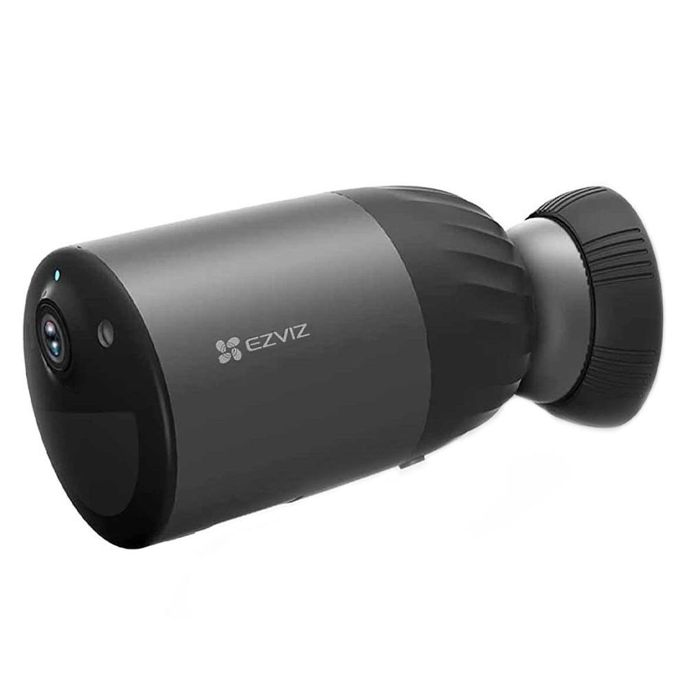 EZVIZ Überwachungskamera eLife 2K+ 4 MP wetterfeste WLAN Akku 100 % kabellose (Außenbereich, Innenbereich, Farbnachtsicht, PIR-Bewegungserkennung, 32 GB eMMC Speicher, H.265 Videokomprimierung)