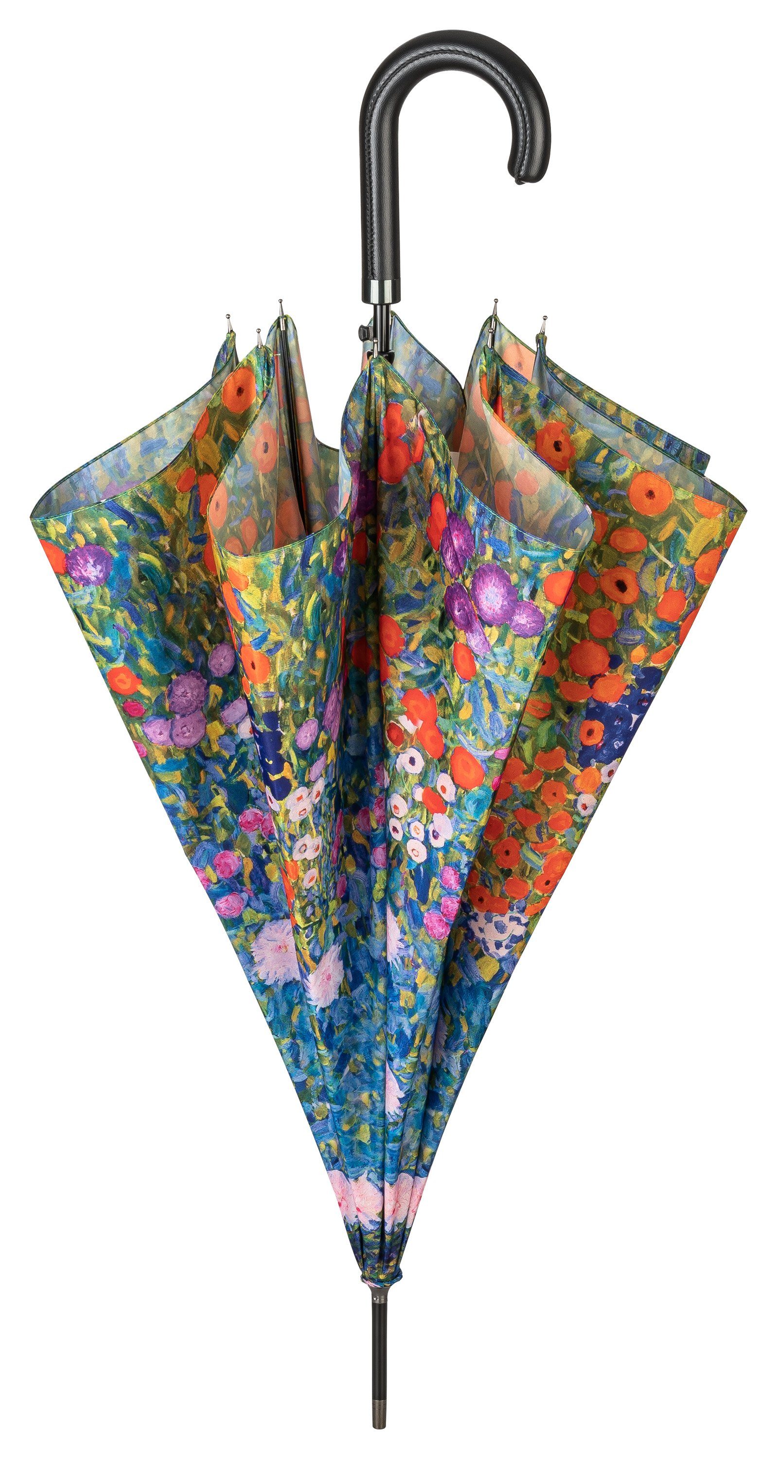 von Lilienfeld Stockregenschirm Motivschirm Gustav Klimt Bauerngarten Kunst Stabil, Kunstdruck