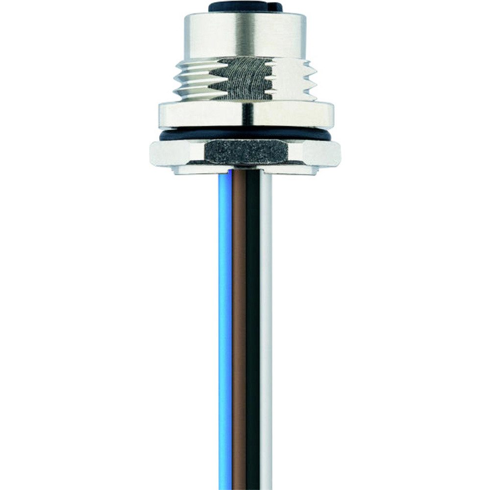 ESCHA Steckdose Escha 8071668 Flanschdose 0.5 m Polzahl Sensoren: 8 1 St., AL-FHM12KUA8-0,5/M16