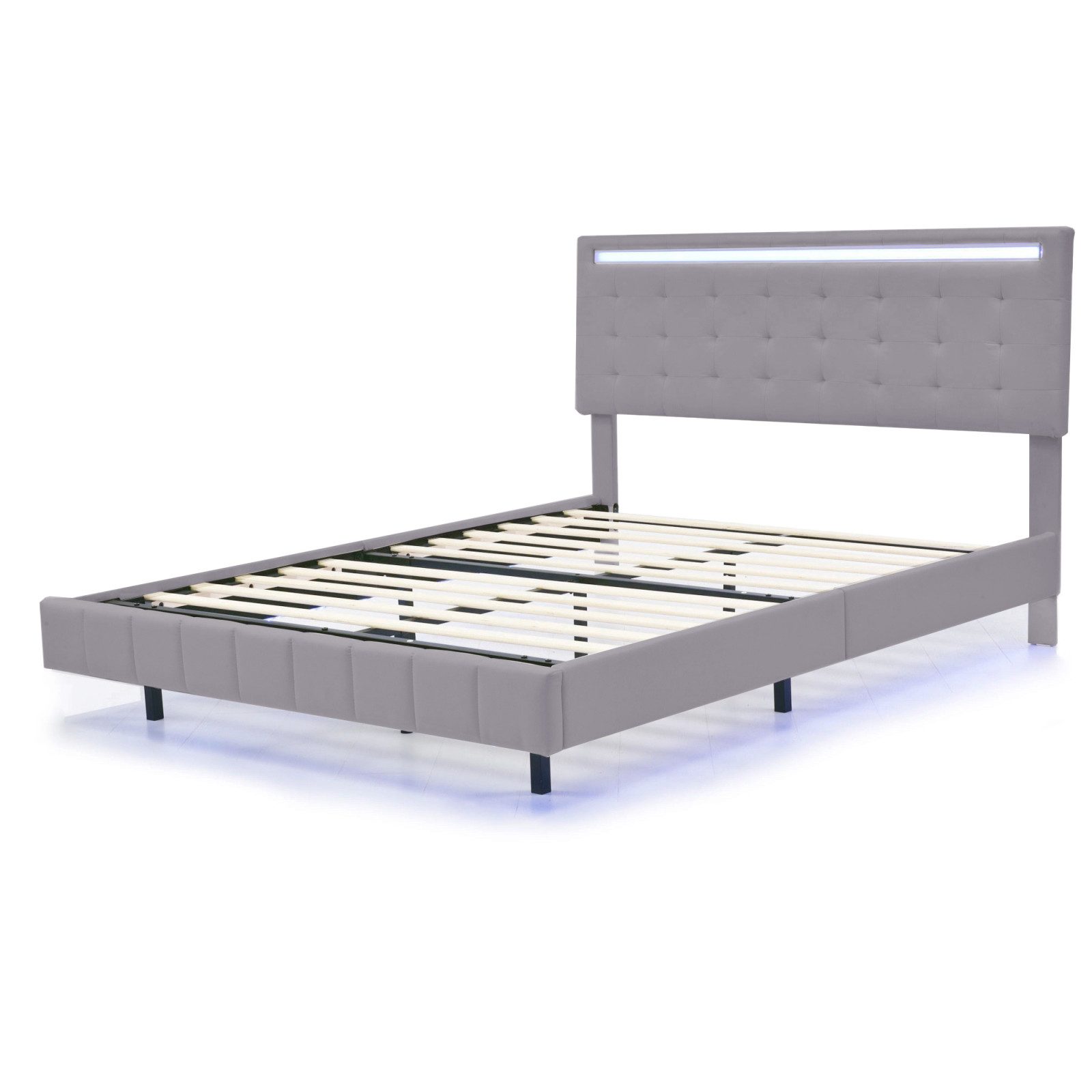 PXloue Polsterbett Doppelbett Jugendbett (Mit 2 günstig online kaufen