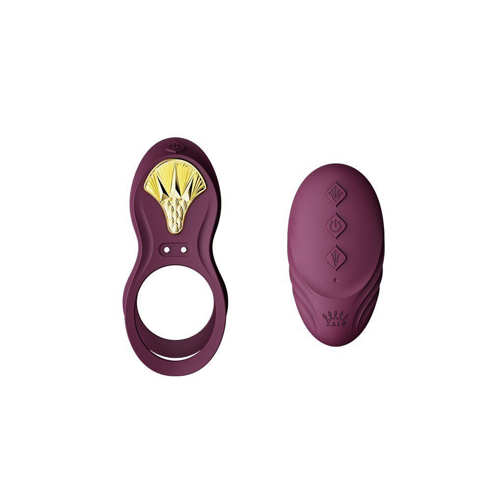 Zalo Paar-Vibrator Zalo Bayek Velvet Wearable App-Fernbedienung Massager für Purple, große Entfernungen