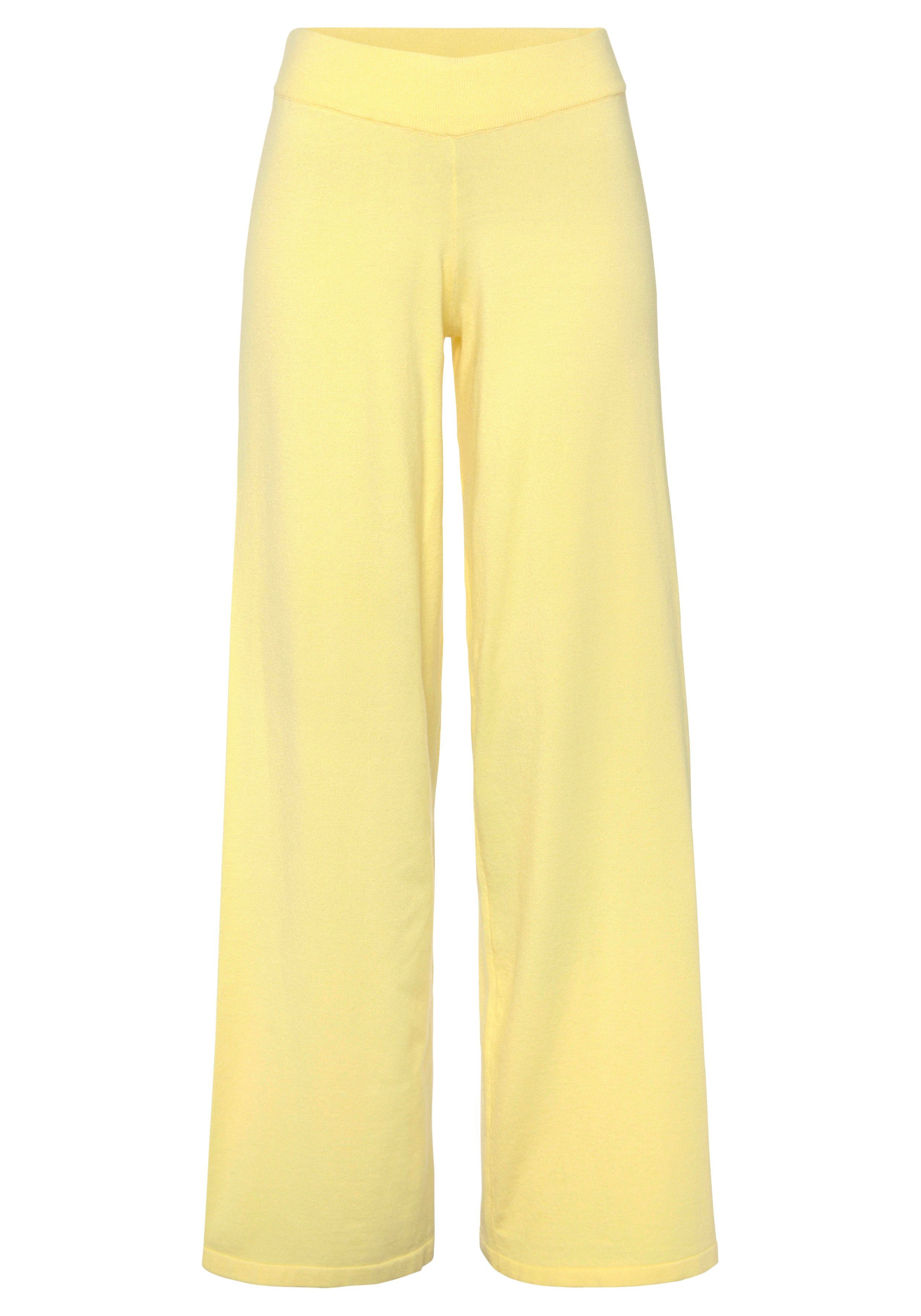 LASCANA Strickhose mit weitem Bein, Loungewear. Reduzierter Preis € 39,99. Unverbindliche Preisempfehlung € 49,99