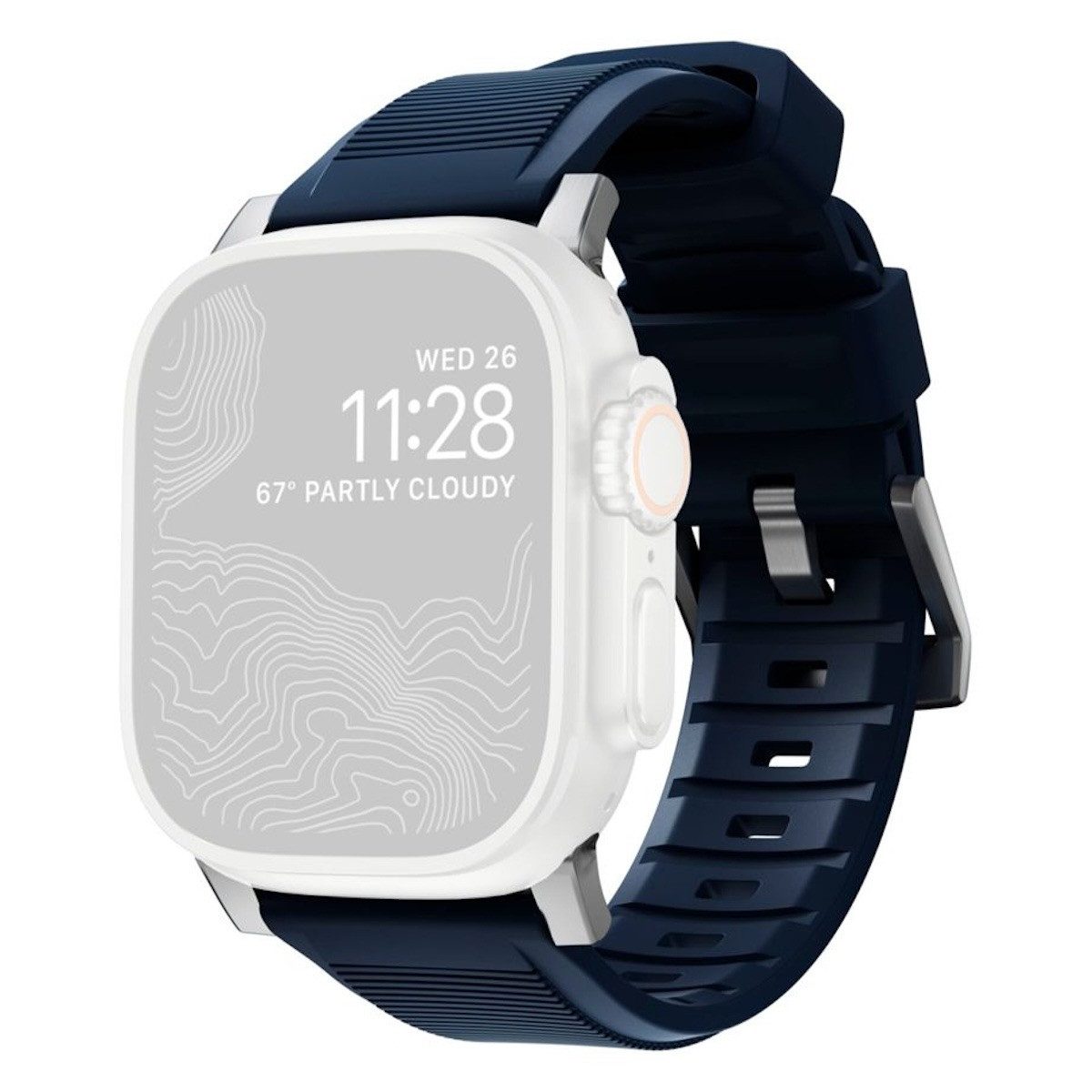 Nomad Wechselarmband Rugged Band, für Apple Watch, 42/44/45/49 mm