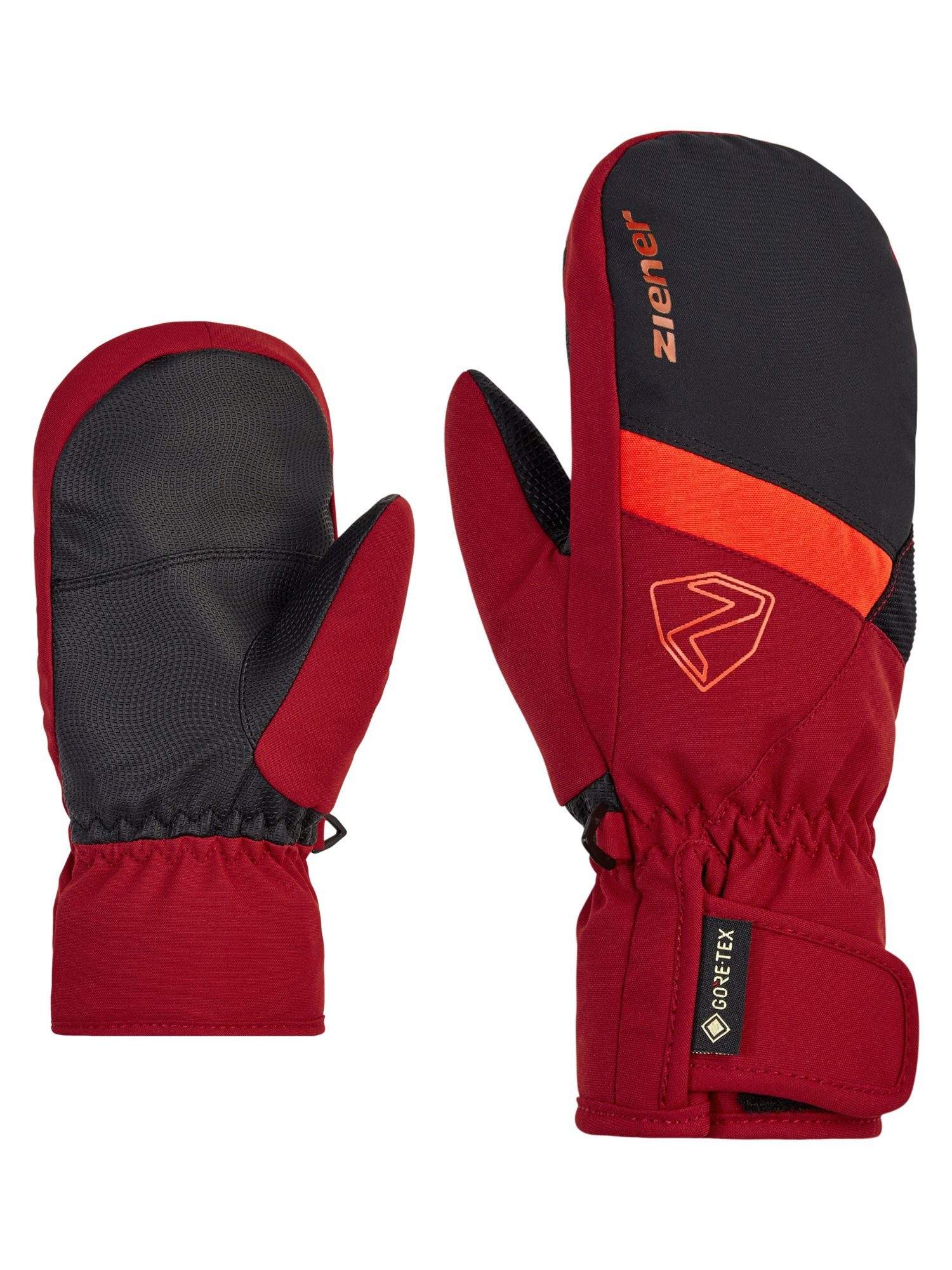 Junior Fäustlinge MITTEN Ziener rot GTX LEVIN