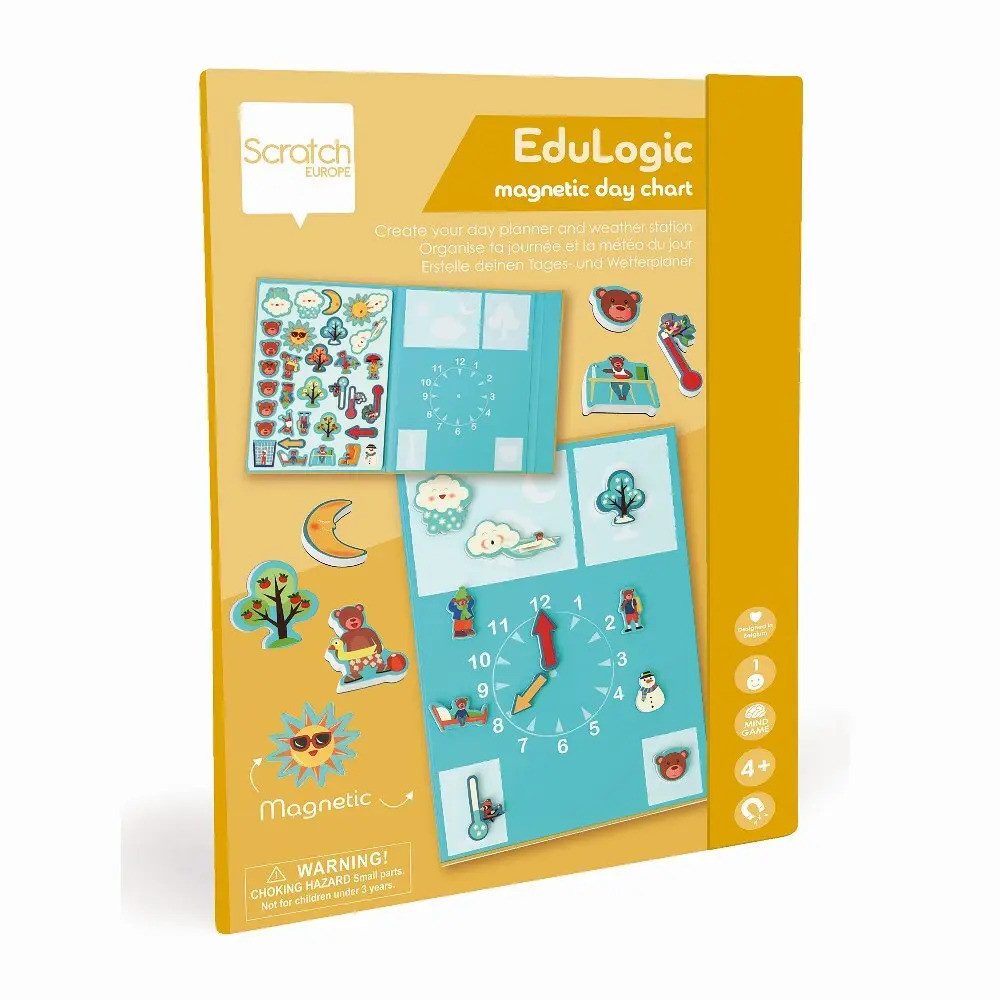 Spiel SCRATCH - Magnetspiel Tagesplan