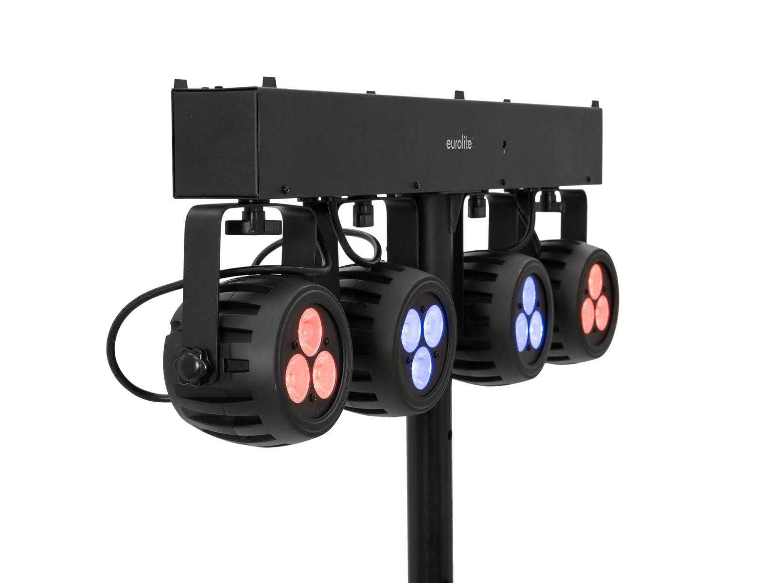 EUROLITE Discolicht EUROLITE LED KLS-120 Kompakt-Lichtset