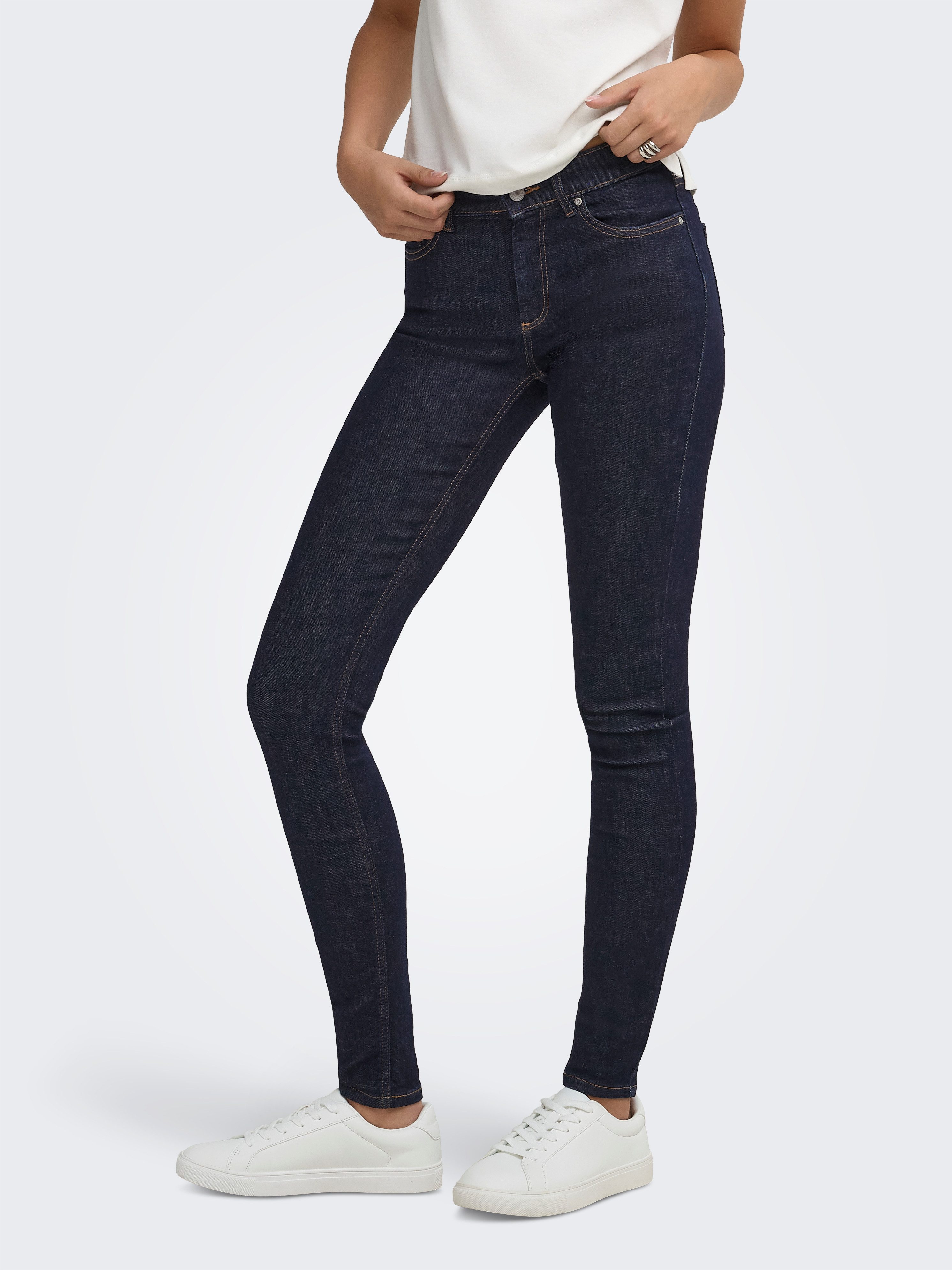 ONLY Skinny-fit-Jeans ONLBLUSH MID SKINNY TAI774 DNM Baumwollmischung, skinny fit