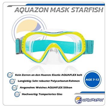 AQUAZON Taucherbrille STARFISH, Schnorchelbrille für Kinder 7-12 Jahre