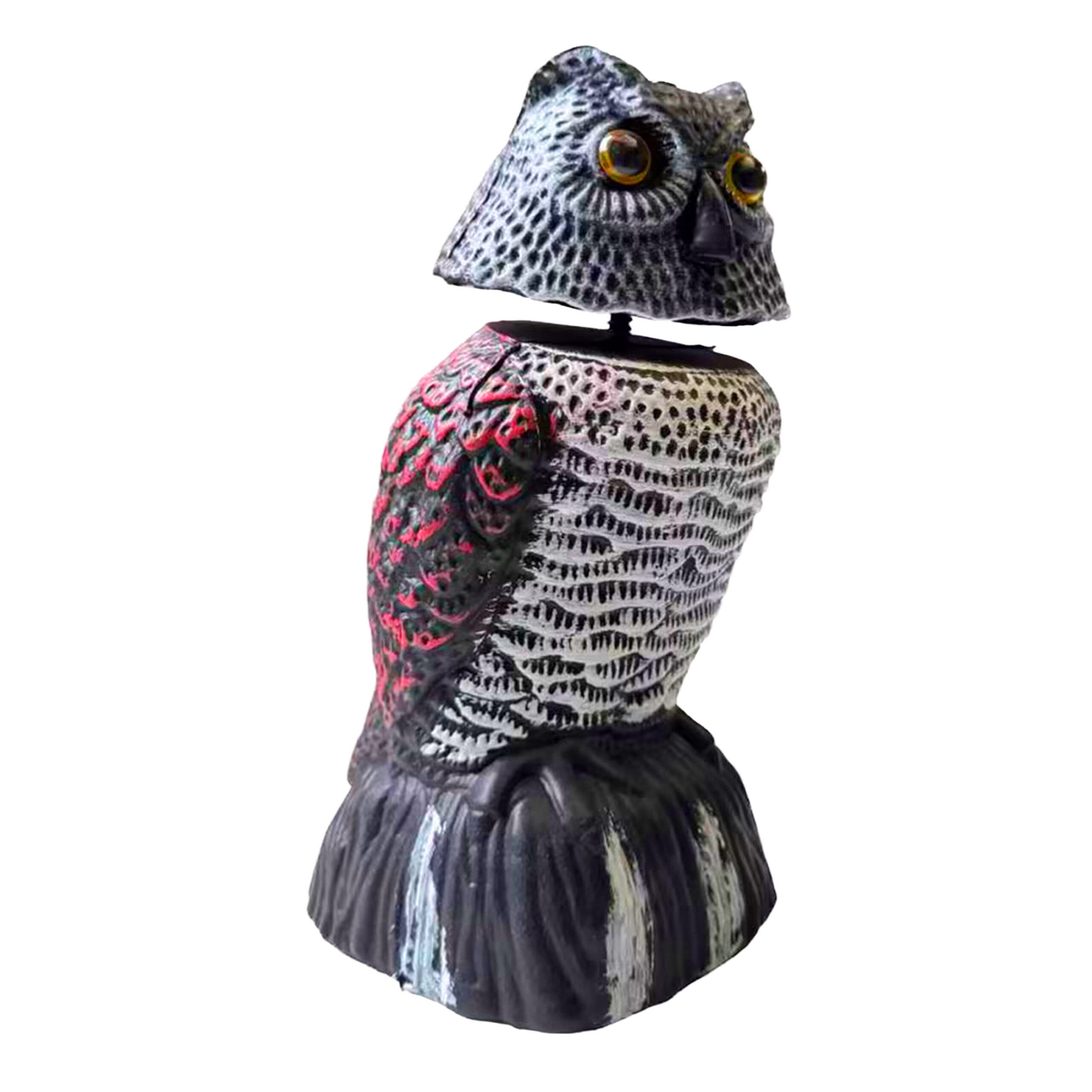 relaxdays Vogel-Schreck Vogelabwehr Eule 20 cm, 1-tlg.