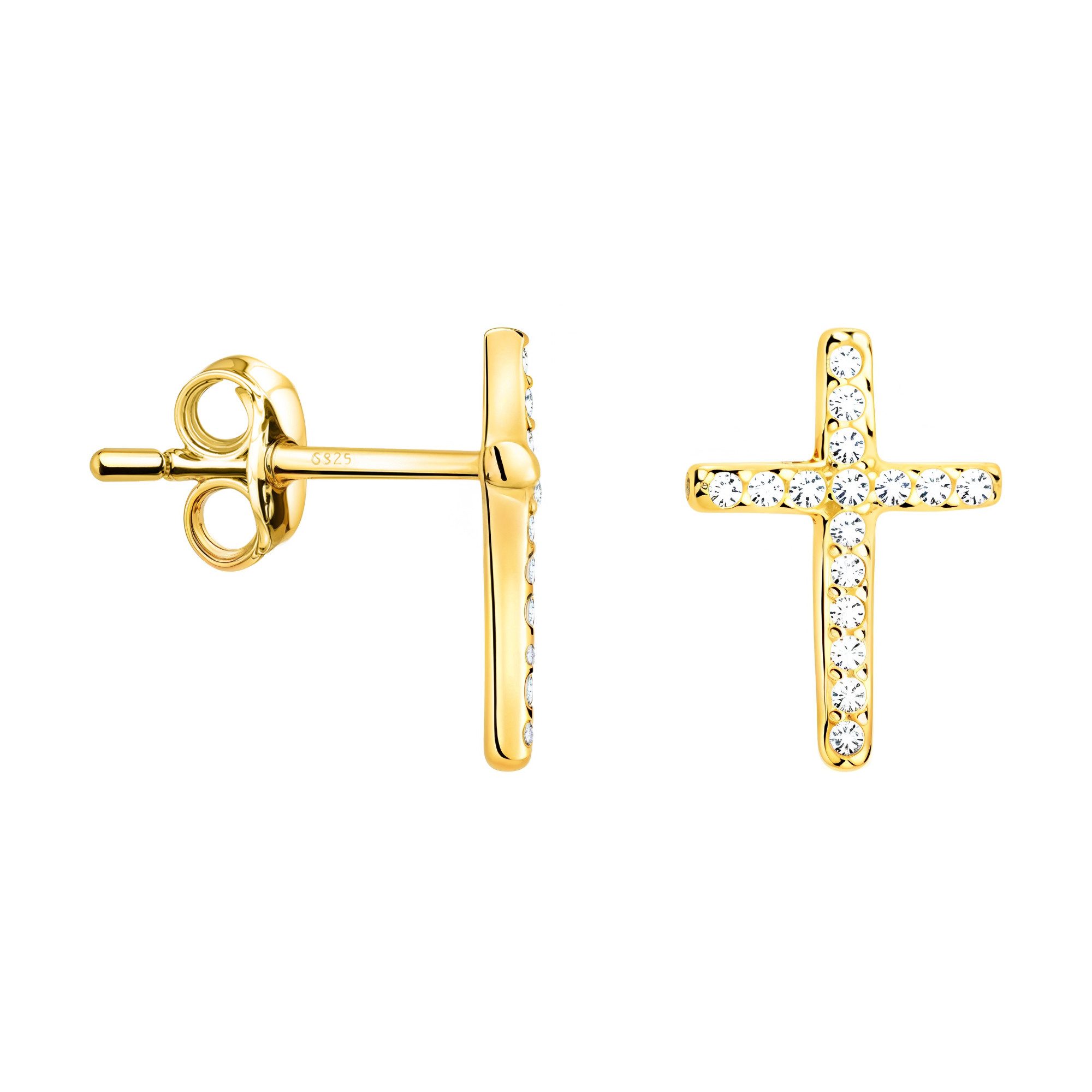 Sofia Milani Paar Ohrstecker Kreuz, 925 günstig online kaufen