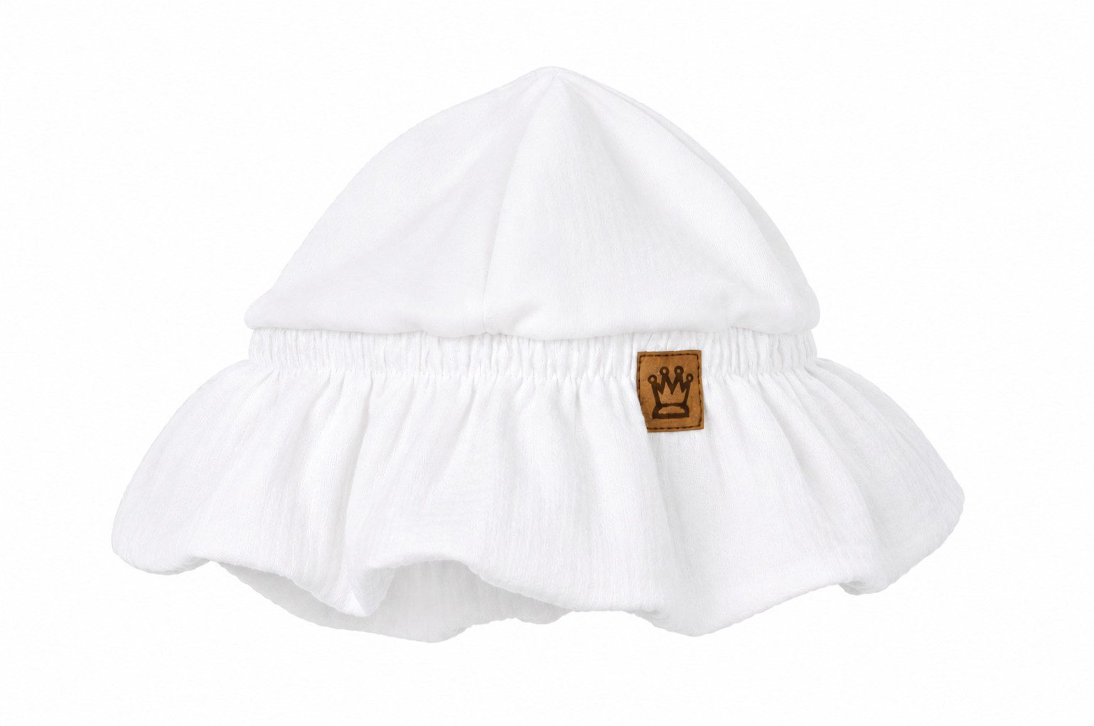 La Bortini Fischerhut Baby Mütze Sommermütze für Neugeborene (aus Musselin und Interlock, für Mädchen) aus Baumwolle, 32 bis 52cm