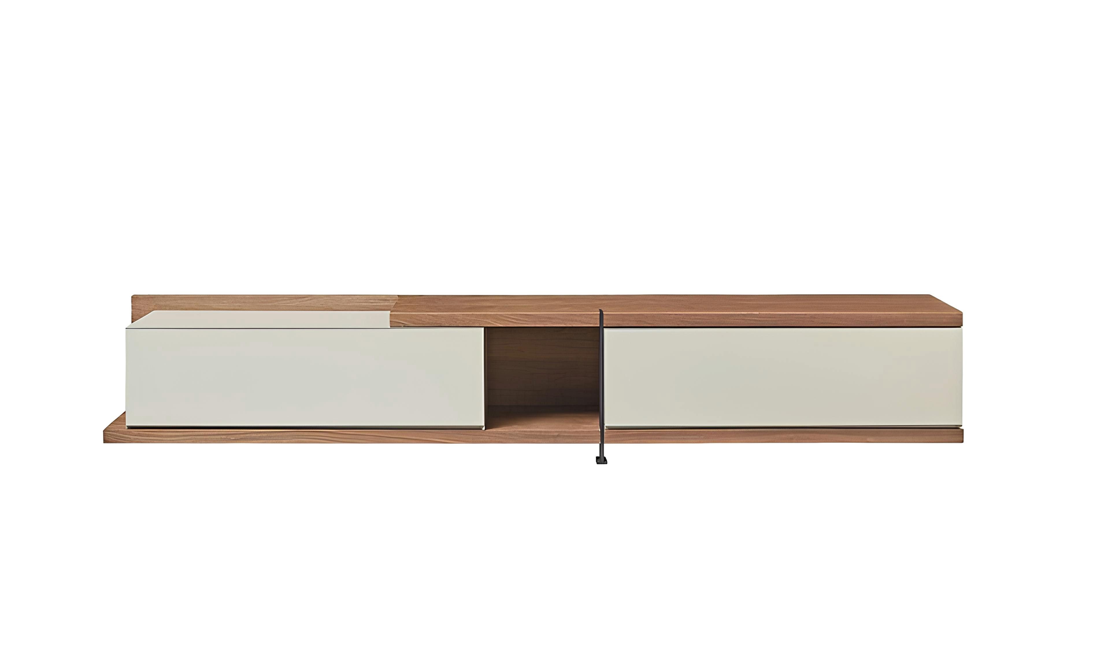 JVmoebel Sideboard Luxuriöses RTV-Design Lowboard in elegantem Schwarz mit Stauraum (Sideboard), Made in Europa