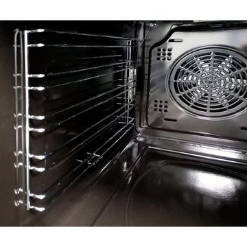 Kaiser Küchengeräte Einbaubackofen EH 4796 AD/5 Jahres Garantie, mit 1-fach-Teleskopauszug, Retro Backofen Einbaubackofen 45 cm, Autark, 50 L, 9 Funktionen