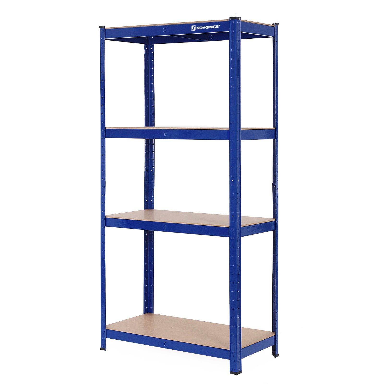 SONGMICS Schwerlastregal Lagerregal, 1-tlg., 4 Ebene, bis 520 kg belastbar
