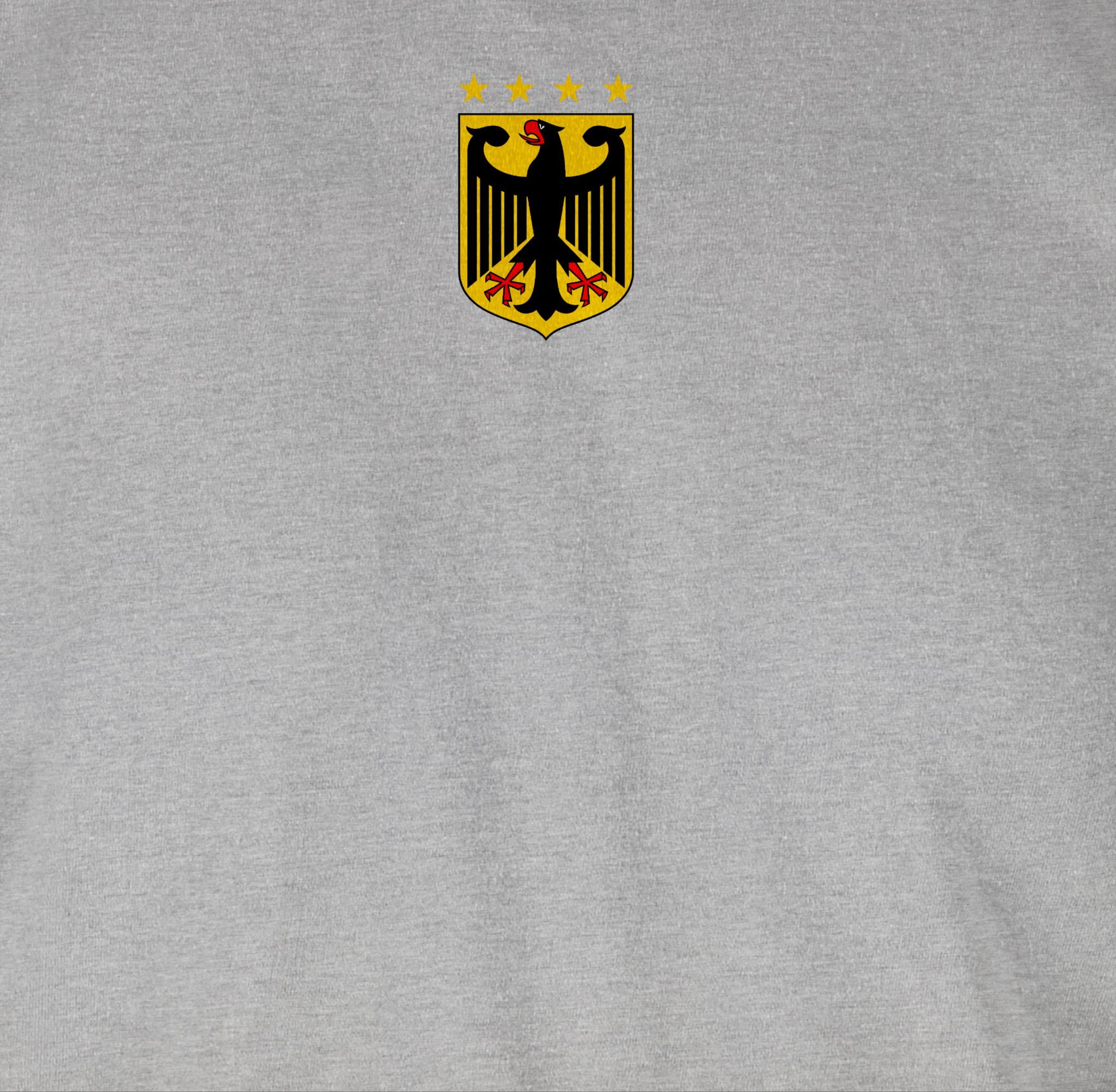 Shirtracer Rundhalsshirt Deutschland Wappen, Germany, Bundesadler, Deutschland Adler 2026 Fussball WM Fanartikel