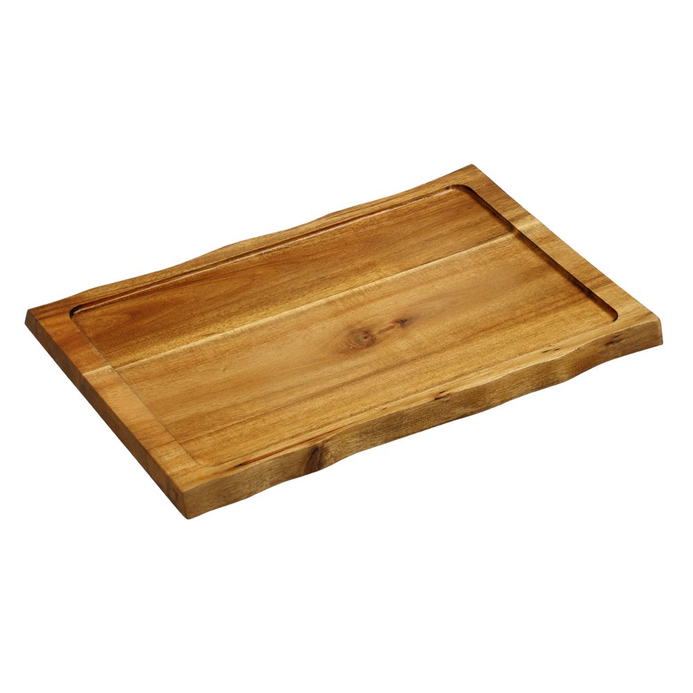 KESPER® Schneidebrett Servierbrett, Akazie, FSC, Akazienholz, (1-St), messerschonend