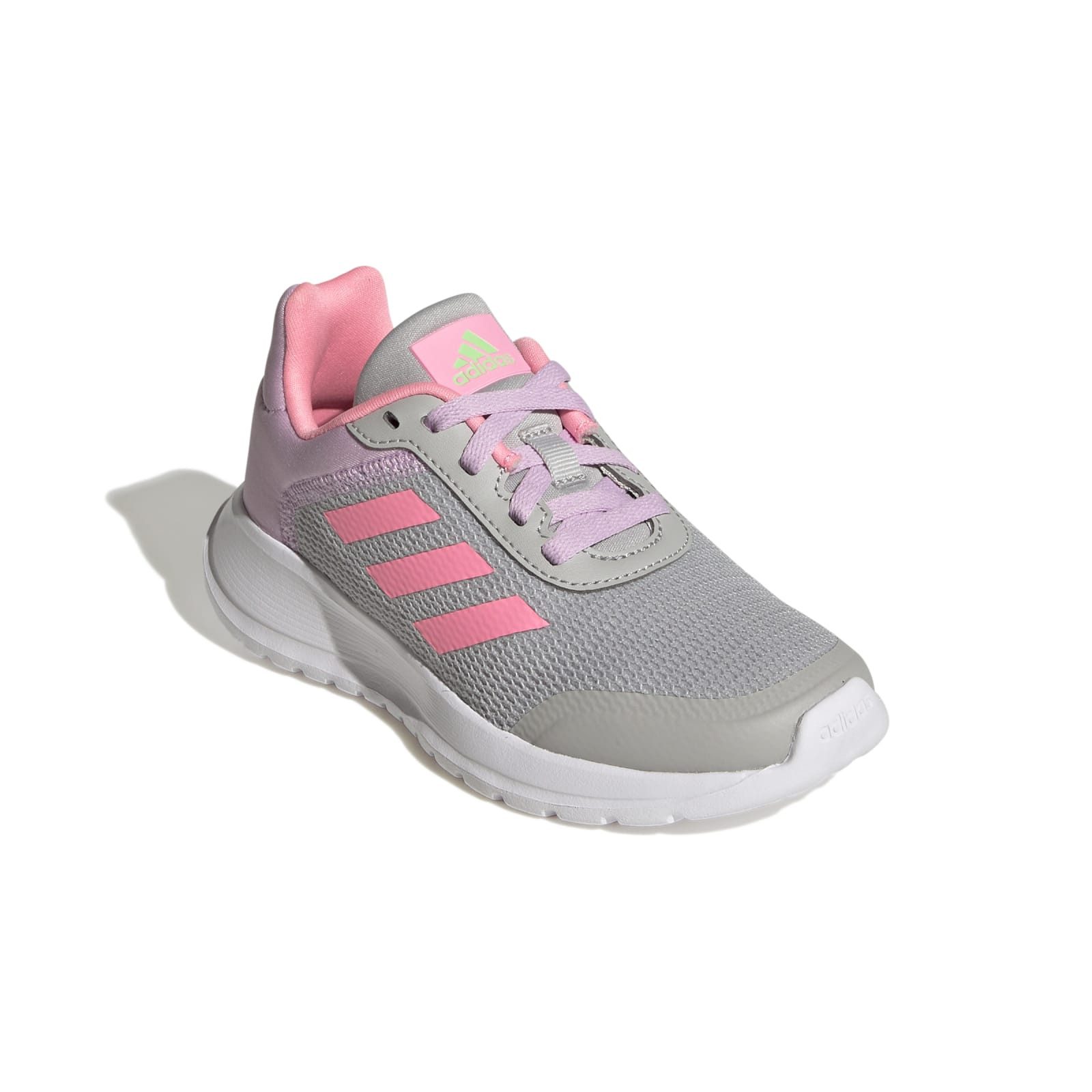 adidas Performance Sneaker Tensaur Run 2.0 grau/pink Kinder Laufschuh