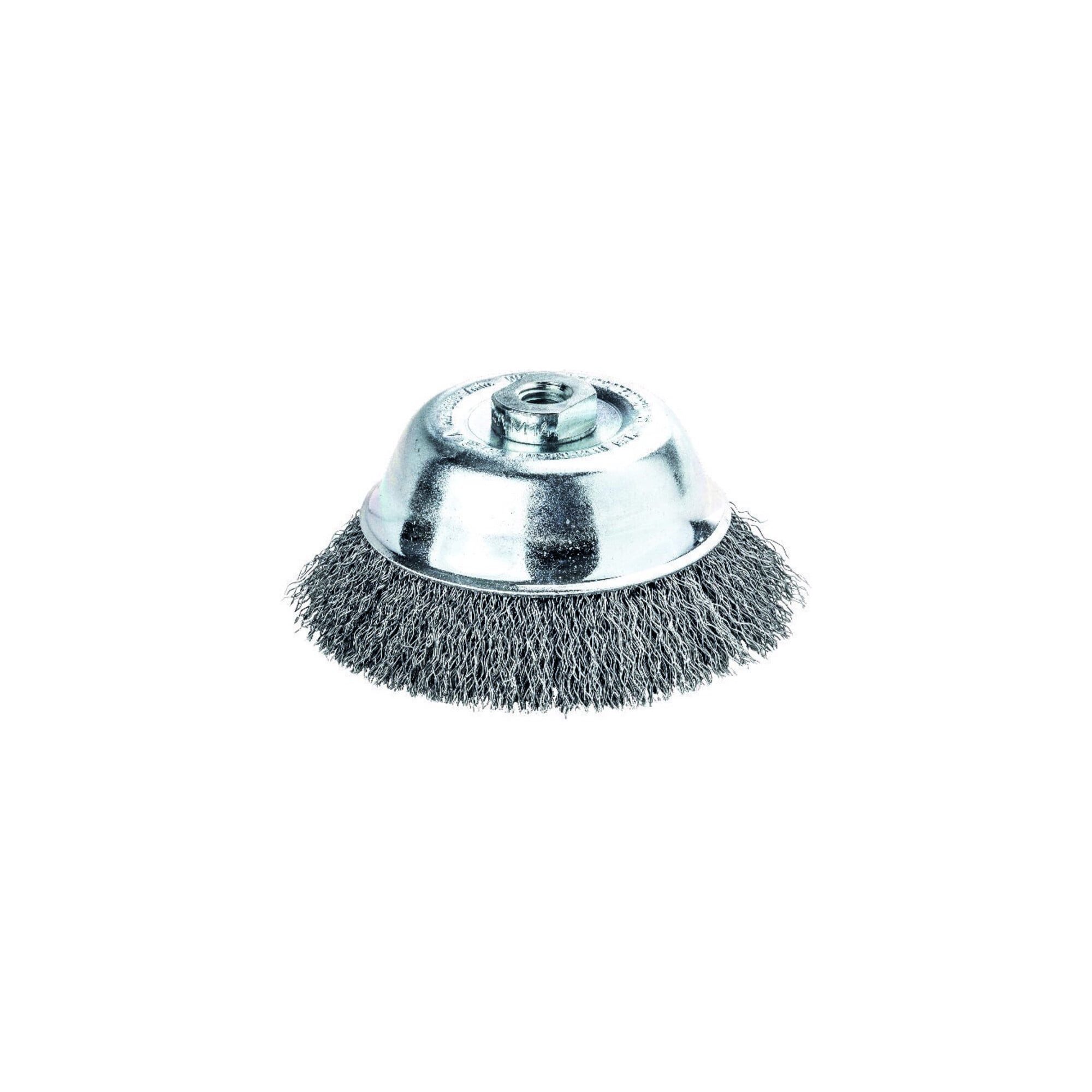 Lessmann Topfbürsten-Aufsatz Lessmann Topfbürste Stahldraht 0,35 mm, Bürsten-⌀ 60 mm