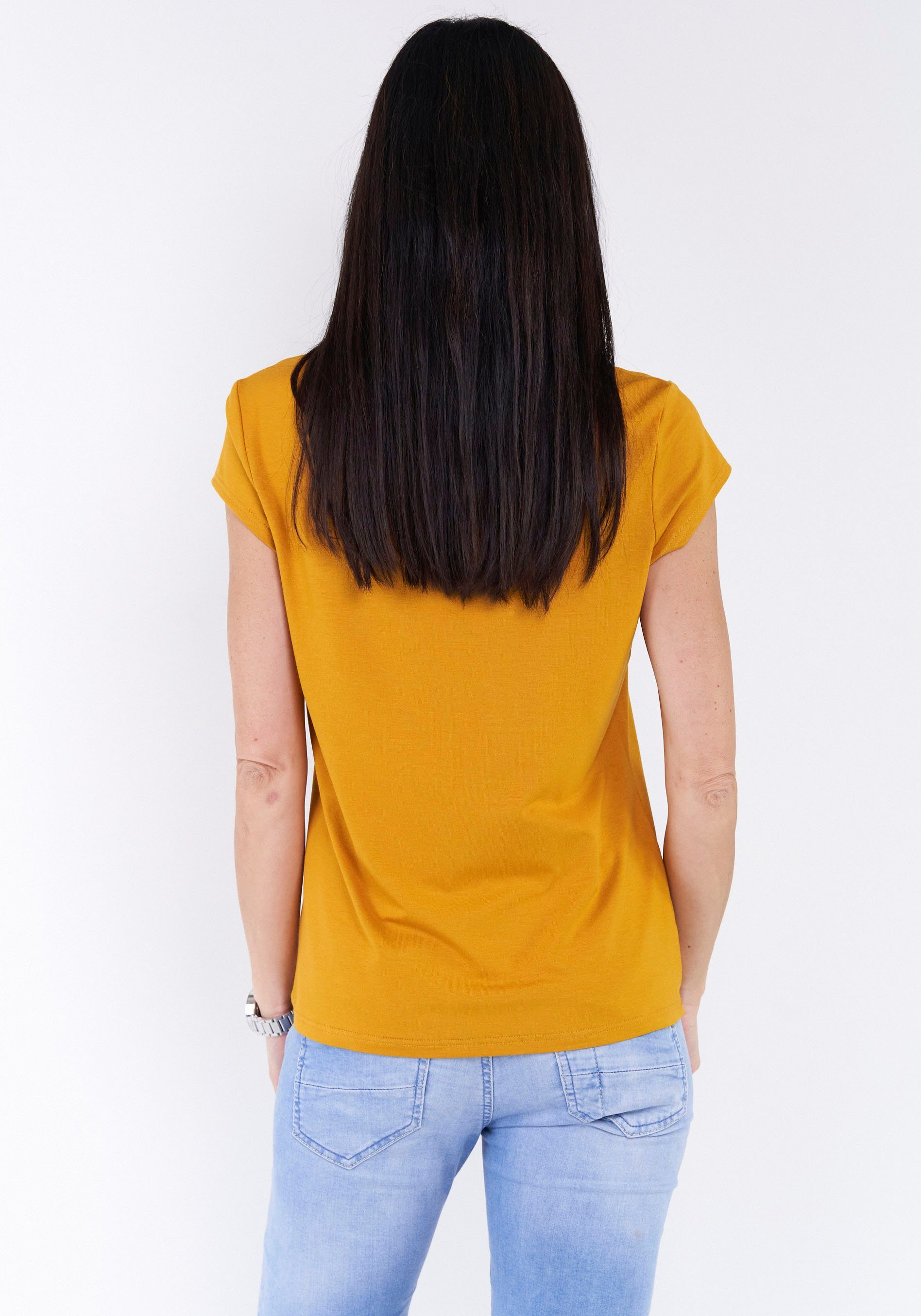 Seidel Moden T-Shirt mit Kappenärmel, MADE günstig online kaufen