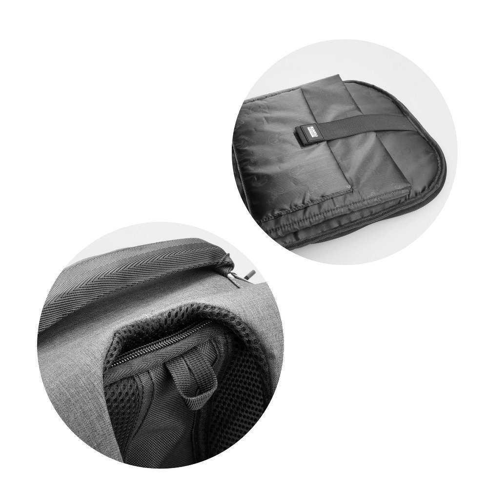 Rucksack Rucksack für Laptop Notebook Tablet Kaku Secure Yunpai Reise Arbeit Business Freizeit Herren Damen Backpack mit USB Ladegerät Charger