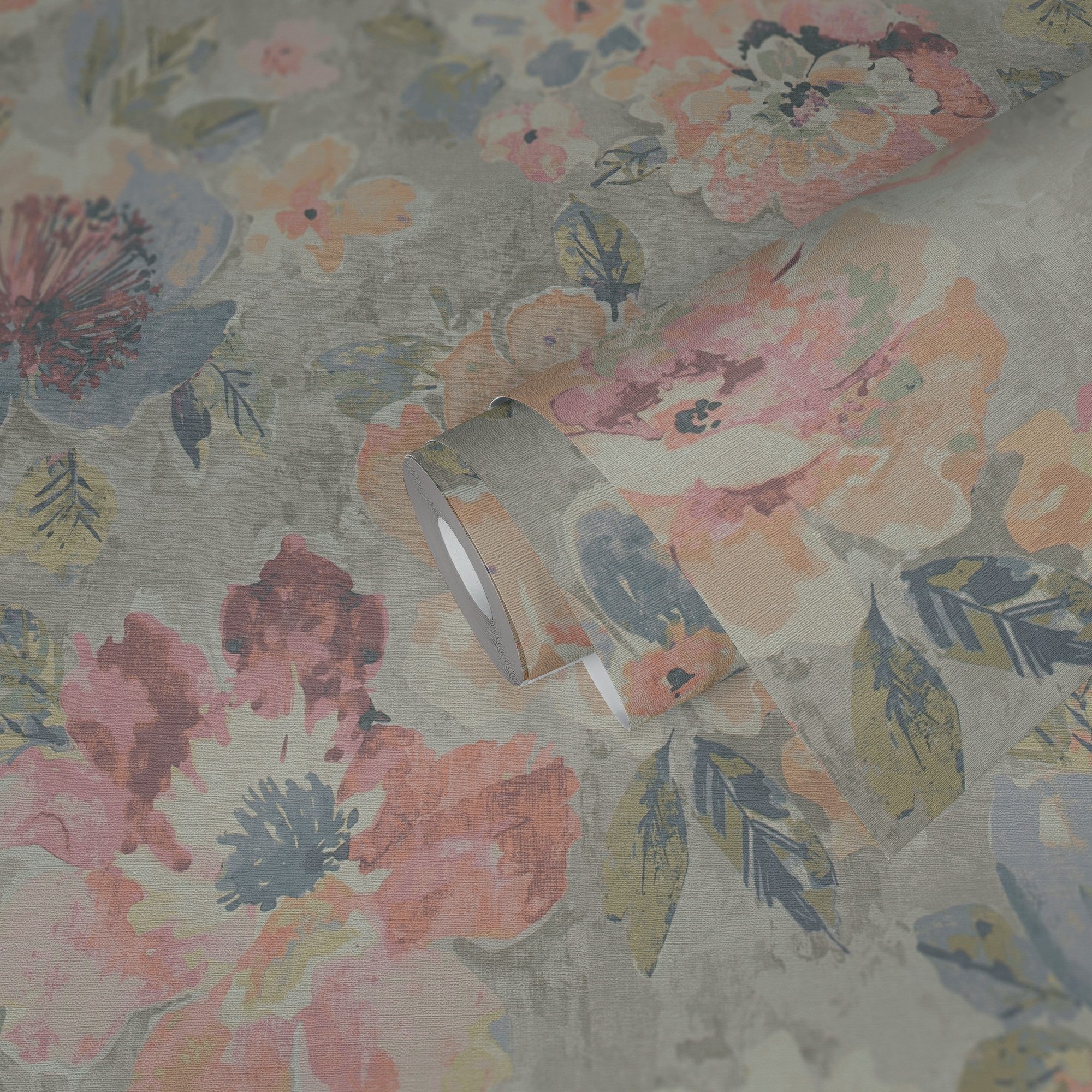 A.S. Création Vliestapete Aquarell Dreams Blumen-Tapete Mustertapete Aquare günstig online kaufen