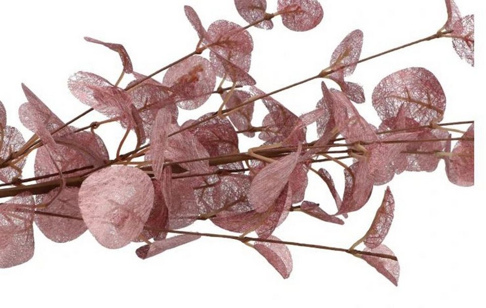 Kunstblume Seiden Eukalyptus Cinerea altrosa beere 72 cm lang, Annimuck