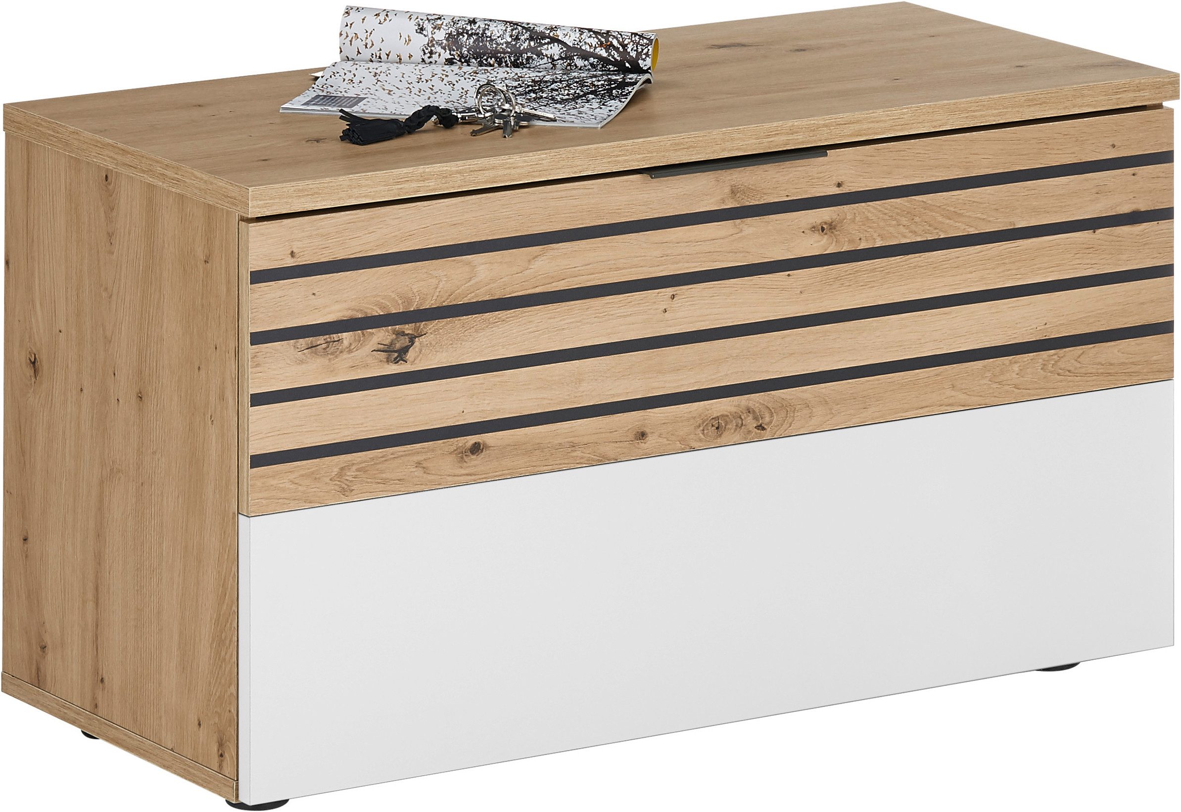 HBZ Schuhbank "Milan Garderobenbank, BxHxT 85x45x38 cm", (1 St.), Mit 1 Kla günstig online kaufen