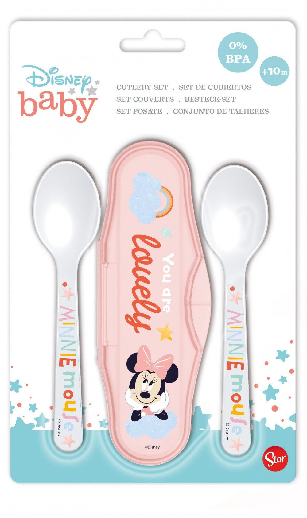 Stor Kinderbesteck STOR STOR Disney Minnie Girls Löffel-Set