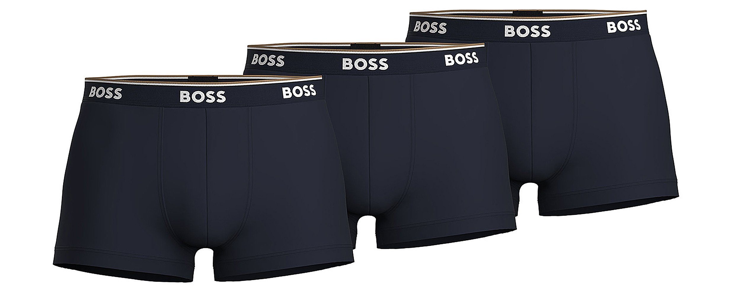 BOSS Boxer TRUNK 3P POWER (Packung, 3-St., 3er-Pack) Multi Pack Cotton Stre günstig online kaufen