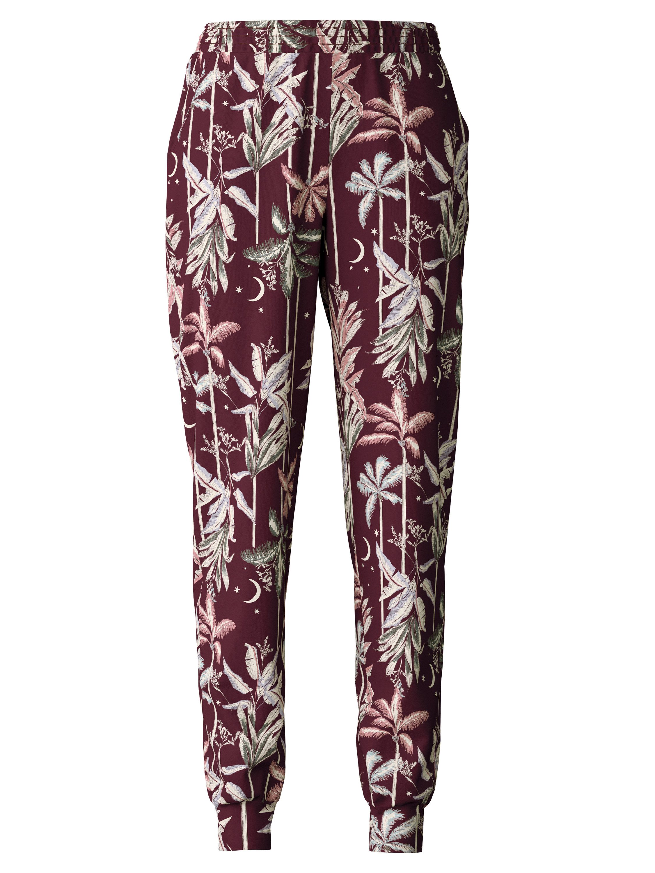 CALIDA Pyjamahose Favourites Ground Damen (1-tlg) mit Seitentaschen, aus 100% Baumwolle