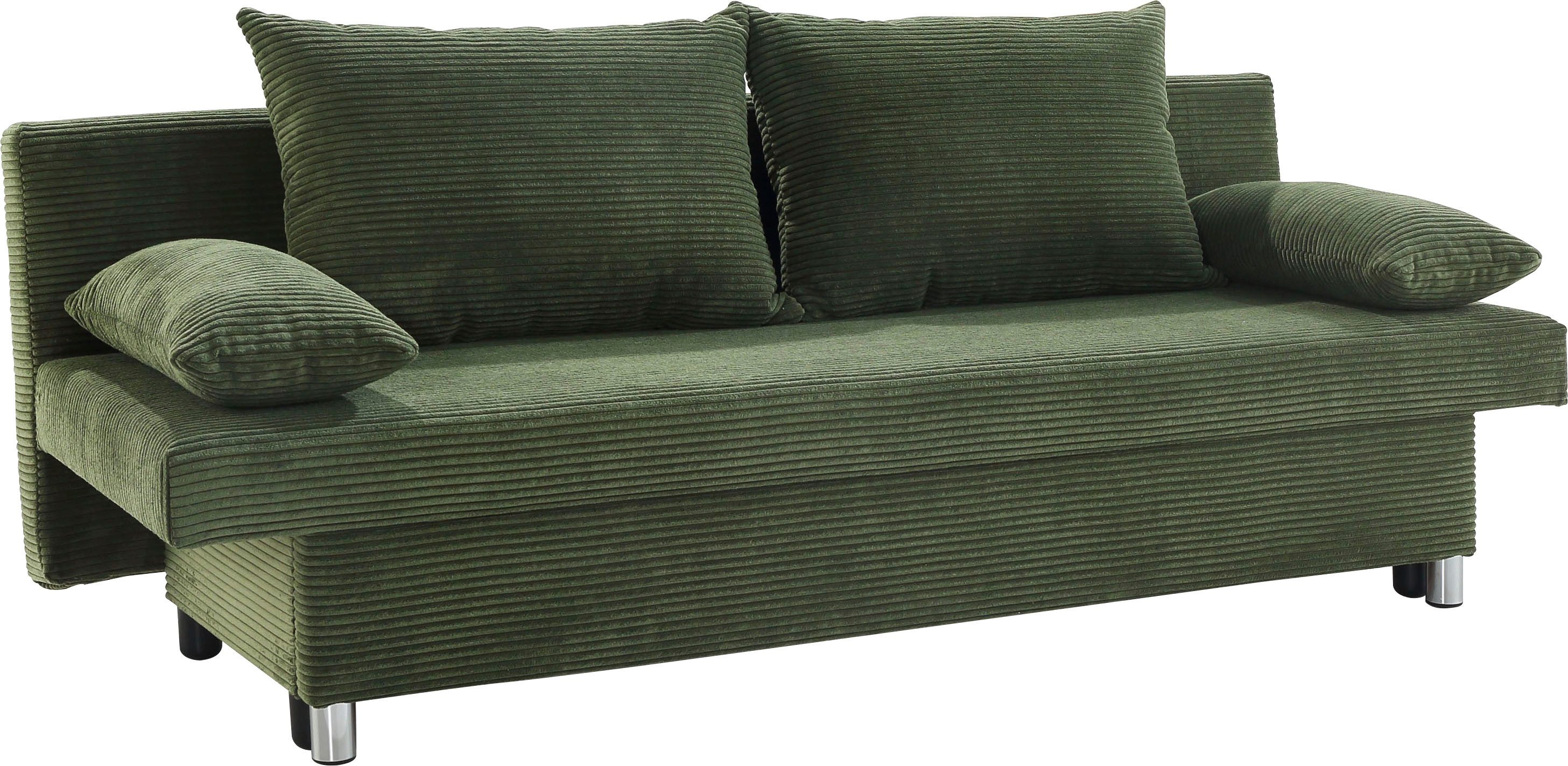 Jockenhöfer Gruppe Schlafsofa B: 191 cm, Liegefl. 120x191 cm, mit Bettfunktion & Bettkasten