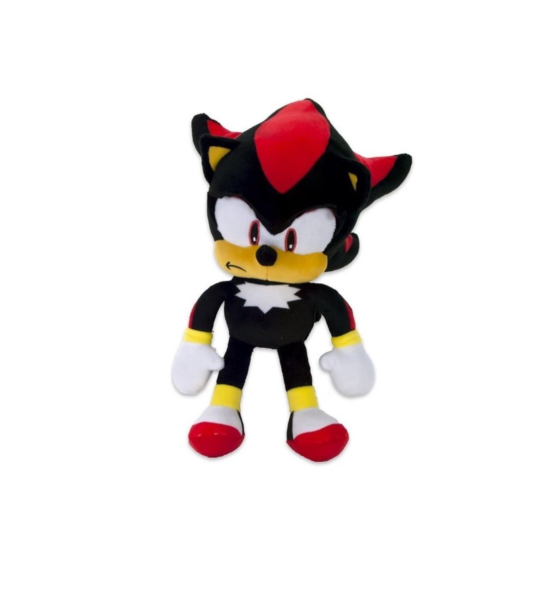 Sonic The Hedgehog Plüsch Figur Shadow Schwarz Plüschtier Kuscheltier 28 cm 