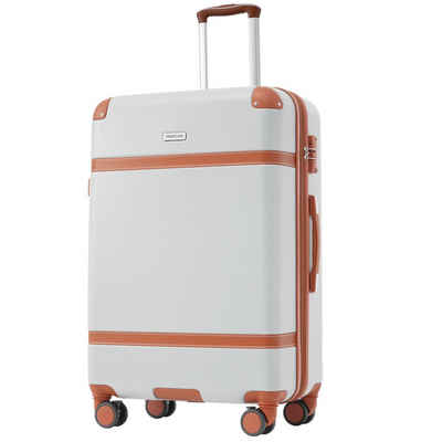 Ulife Hartschalen-Trolley Modern Reisekoffer Handgepäck ABS-Material, TSA Zollschloss, 4 Rollen