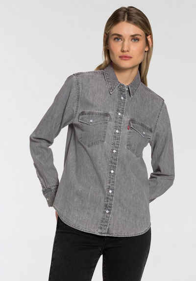 Levi's® Jeansbluse ESSENTIAL WESTERN mit Brusttaschen mit Druckknöpfen