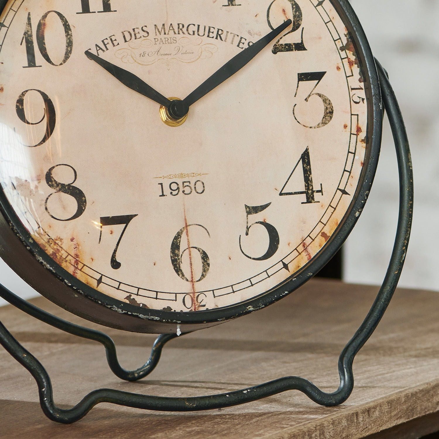 Mirabeau Wanduhr Uhr Falaise antikschwarz