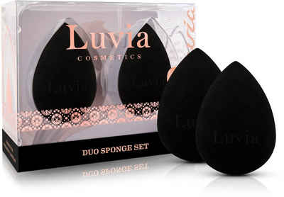 Luvia Cosmetics Make-up Schwamm Make-up Blending Sponge Set-Black, 2 tlg.