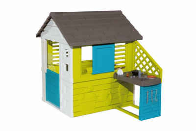 Smoby Spielhaus Smoby Outdoor Spielzeug Garten Spielhaus Pretty Haus mit Sommerküche 7600810711