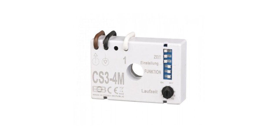 Zeitschaltuhr Elektrobock CS3-4M Multifunktions Nachlaufrelais Unterputz
