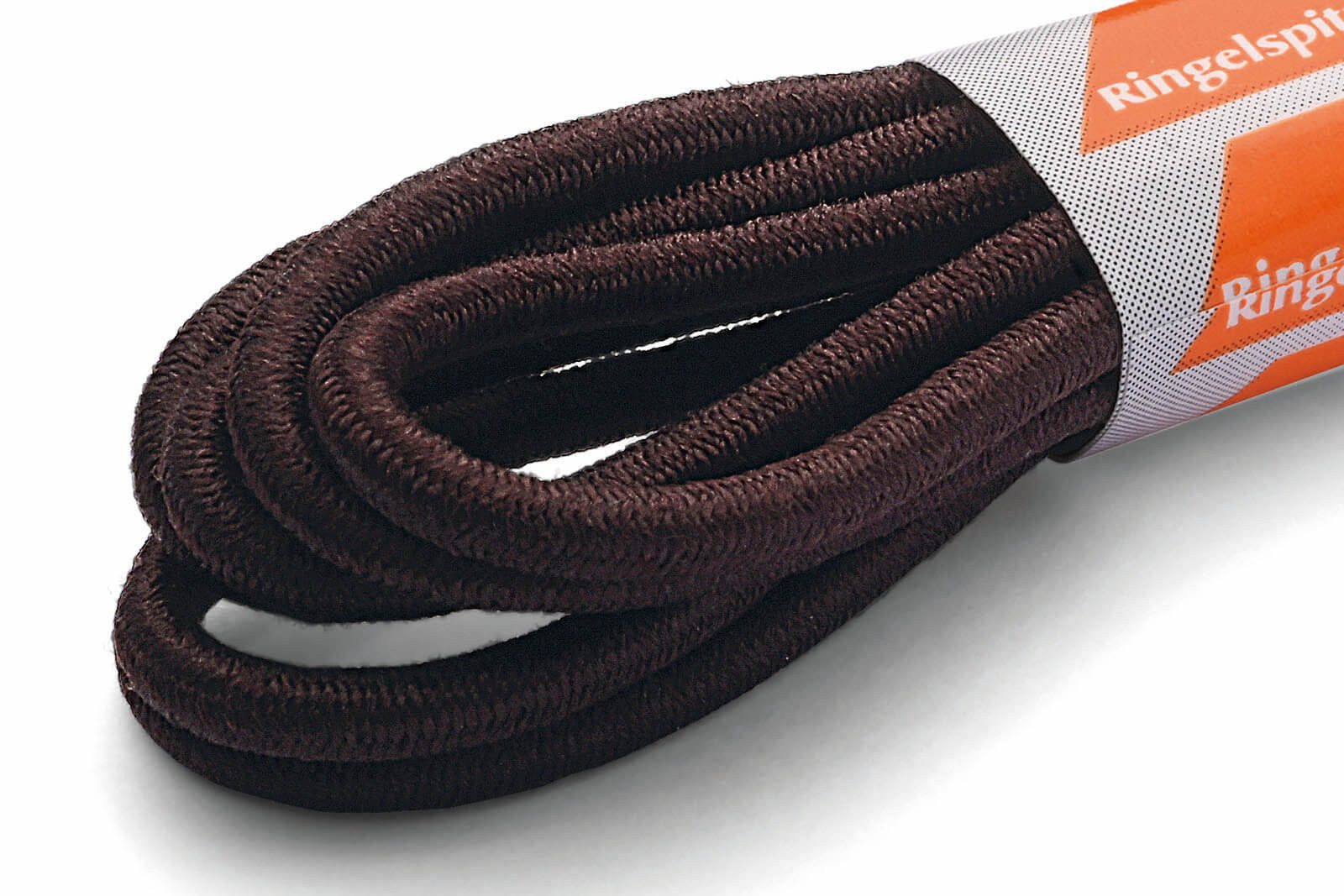 Ringelspitz Schnürsenkel Rund-Gummi – Hochwertig, Langlebig und Vielseitig einsetzbar, Ø 2,5 mm - Elastisch, langlebig und vielseitig einsetzbar.