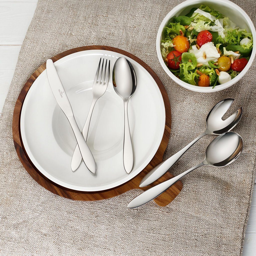 Villeroy & Boch Besteck-Set Arthur Tafelbesteck 68-teilig (68-tlg), 12 Personen, Edelstahl, Edelstahl, 68 Stck, spülmaschinenfest