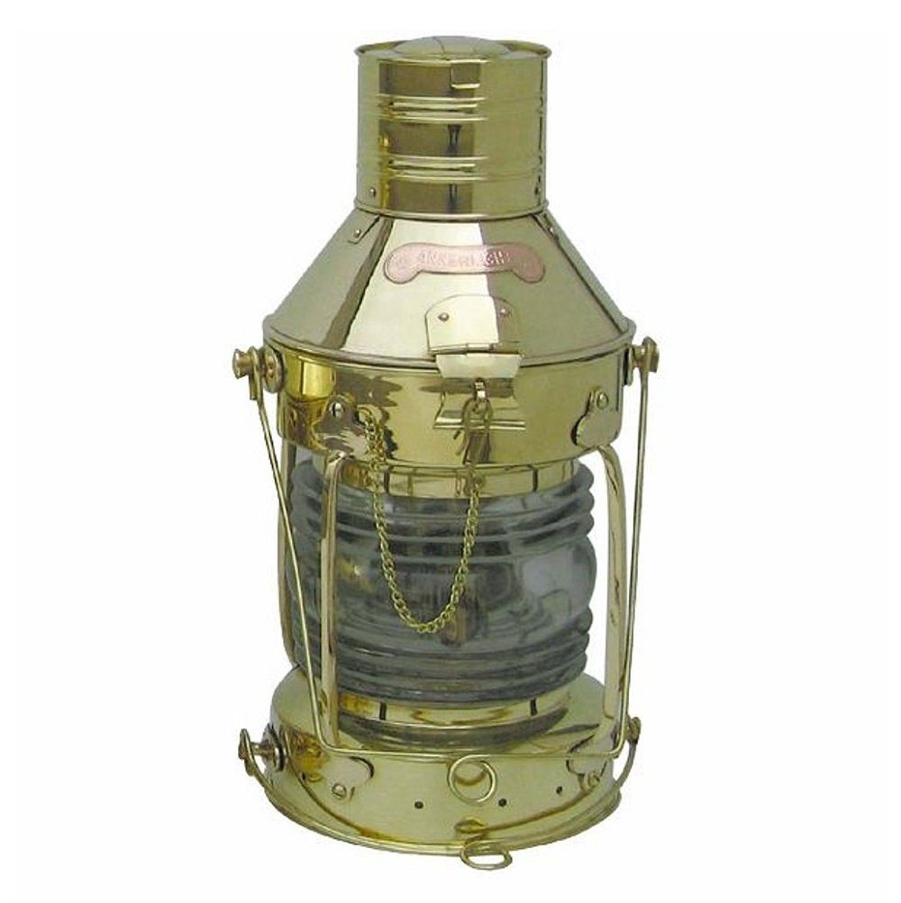 Linoows Windlicht Schiffslaterne, Ankerlaterne, Große Öl Laterne (1x Petroleum Lampe), maritime Öllampe, Petroleum Leuchte 48 cm