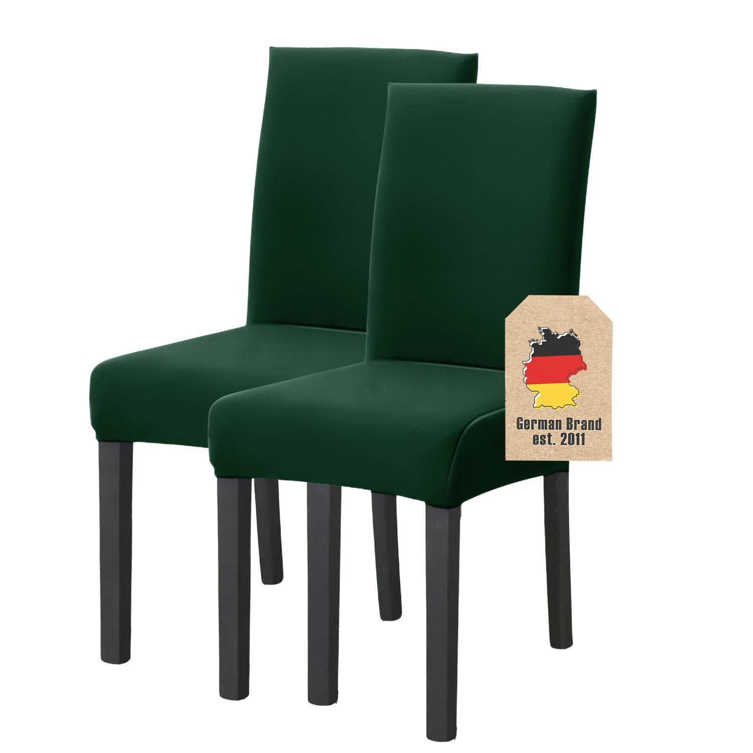 Intirilife Stuhlhusse, Stuhlbezug 38 - 45 cm Sitzfläche und 45 - 65 cm Lehnenhöhe