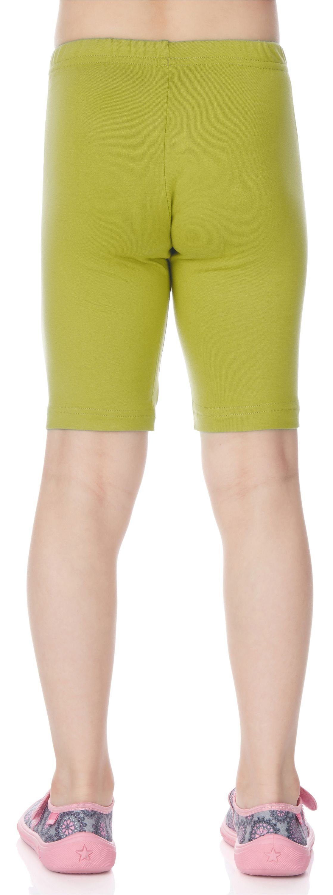 Merry aus Bund Leggings Kurze Olive Leggings MS10-132 (1-tlg) Mädchen elastischer Style Viskose