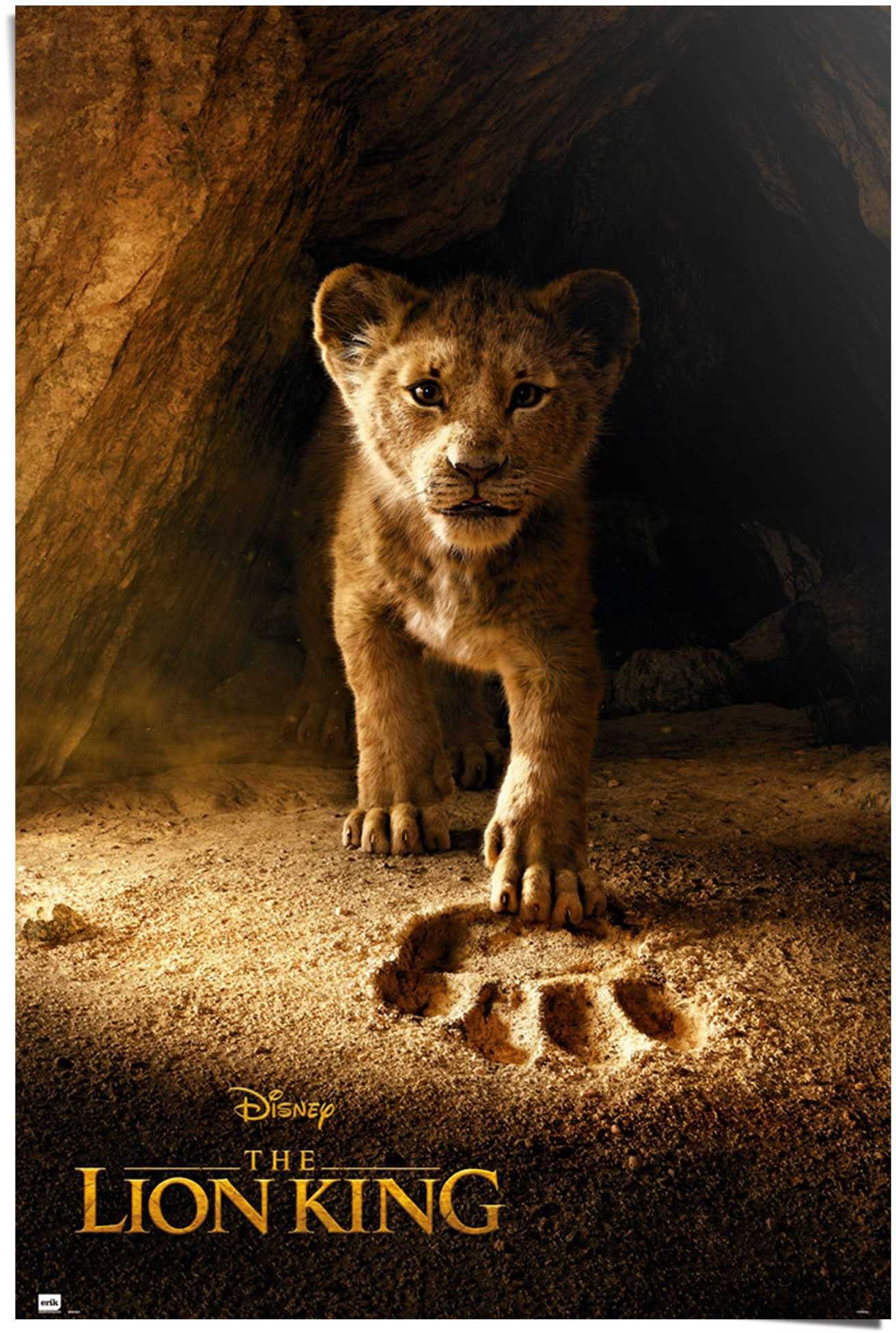 Netter Stil Poster Reinders! Simba