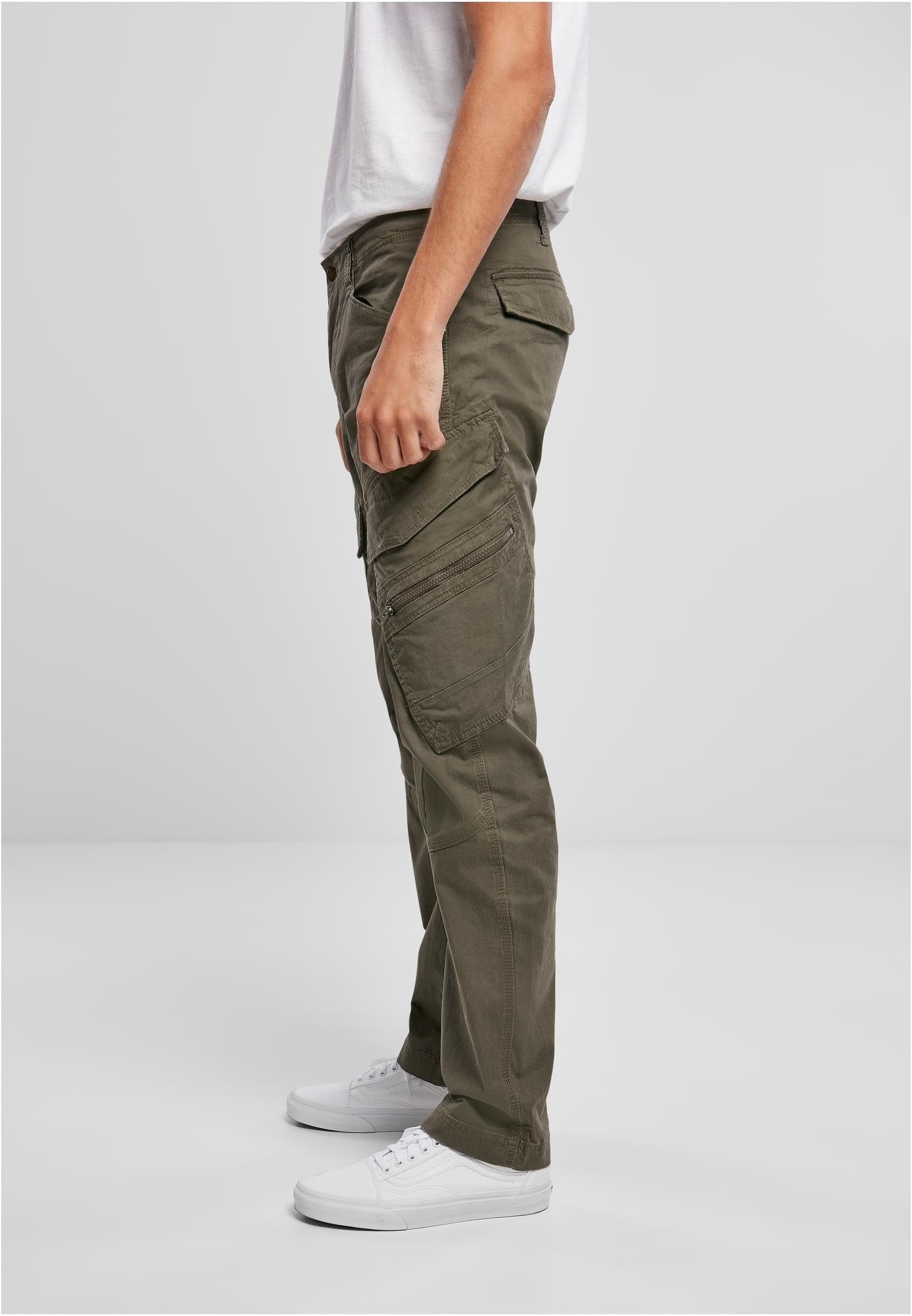 Pants Fit Slim Brandit olive Cargohose Cargo Herren Adven (1-tlg)