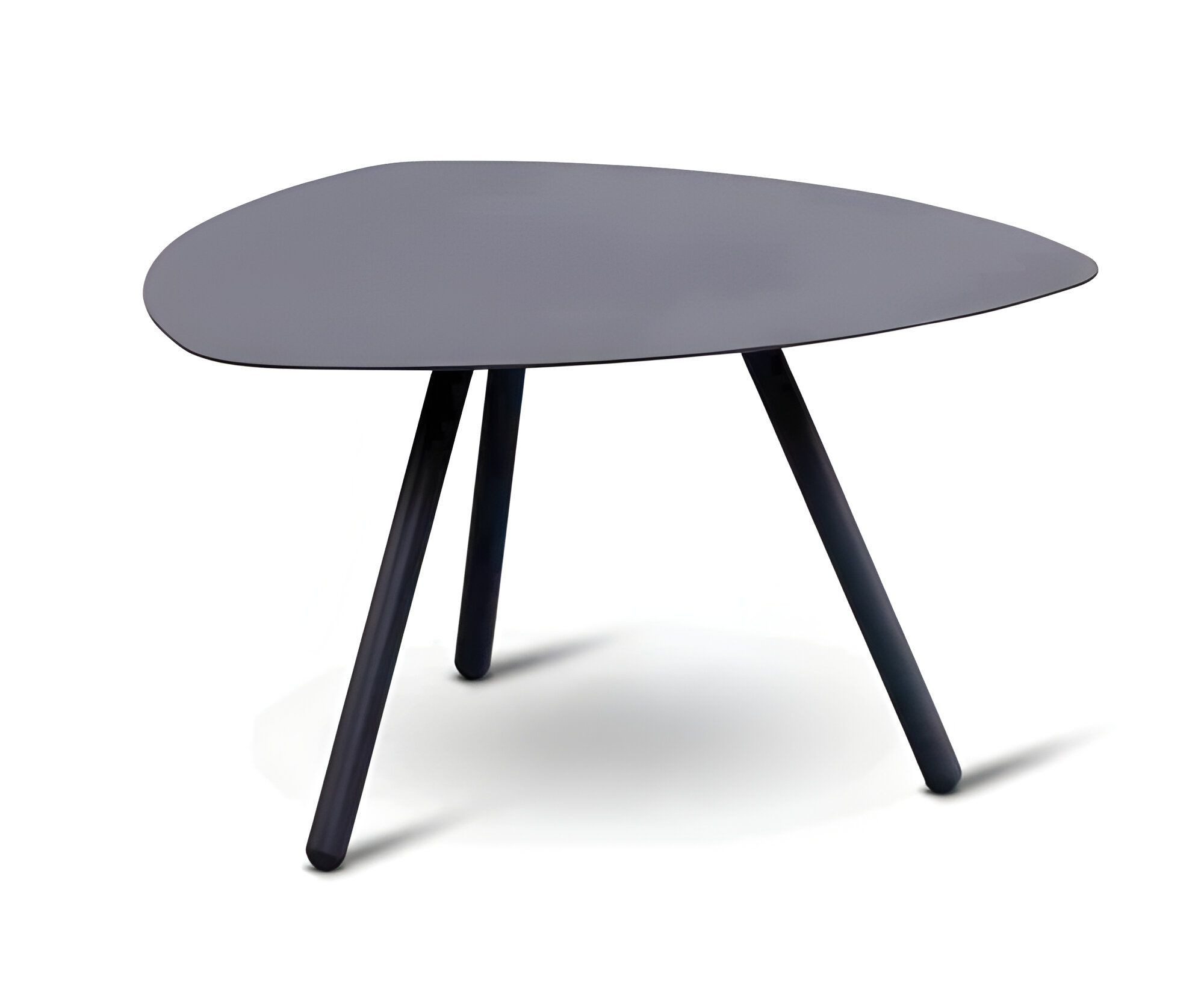 M2 Kollektion Couchtisch, Beistelltisch, Modern, Outdoorfähig, Dreieckig, 60x35x60 cm
