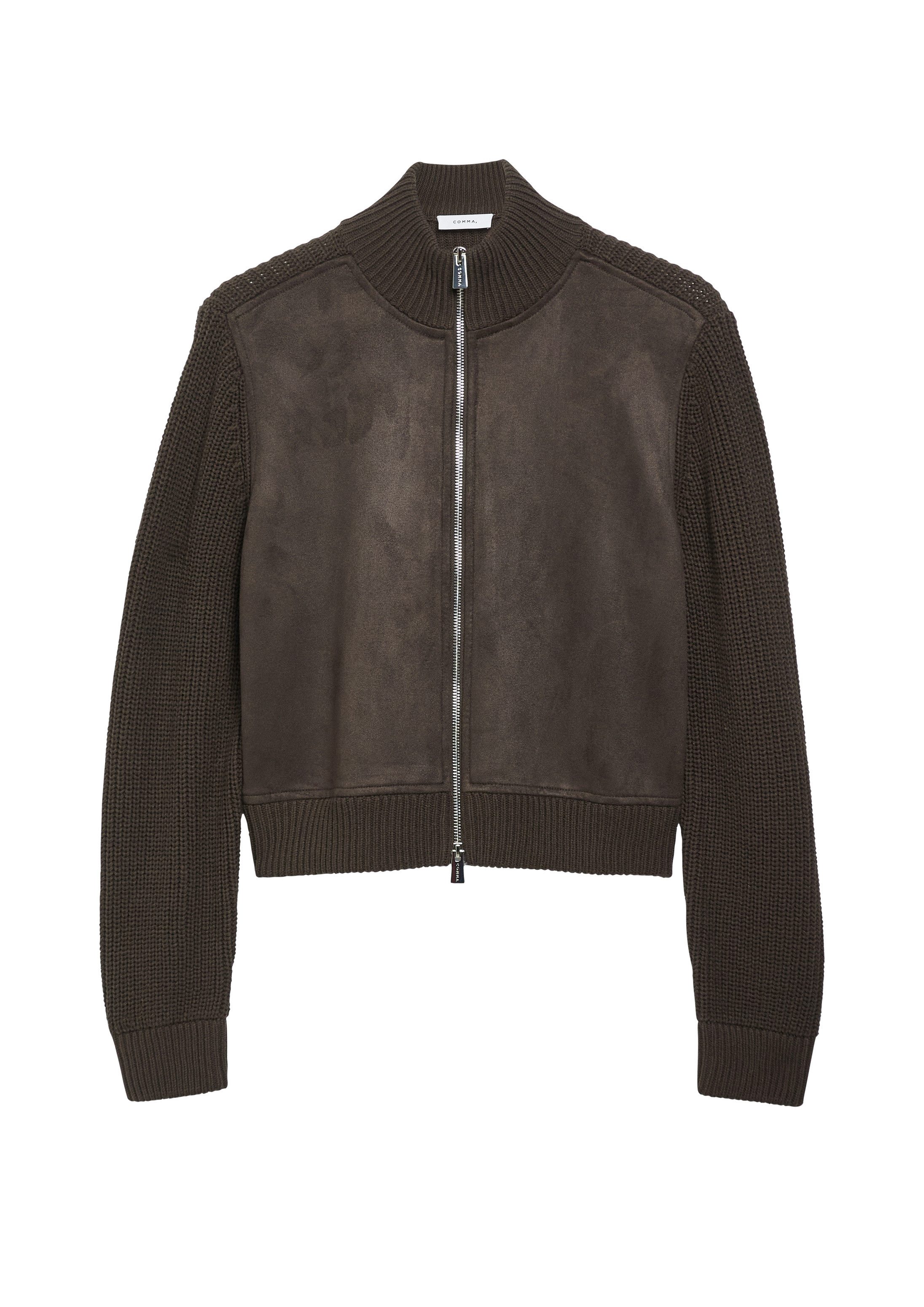 comma Funktionsjacke Strickjacke Strickjacke