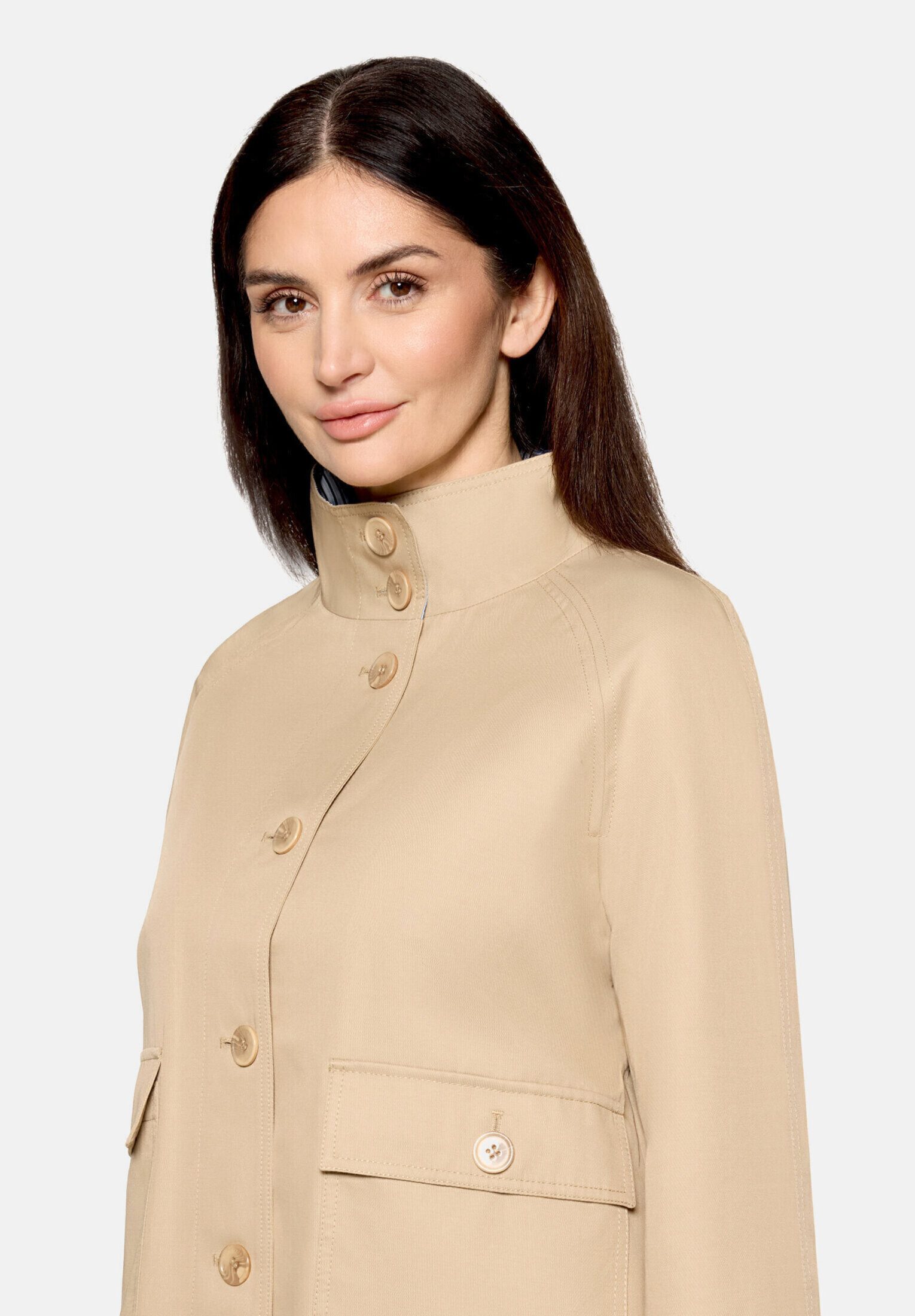 Cartoon Canvasjacke Damen mit aufgesetzten Taschen – Bild 4 von 5